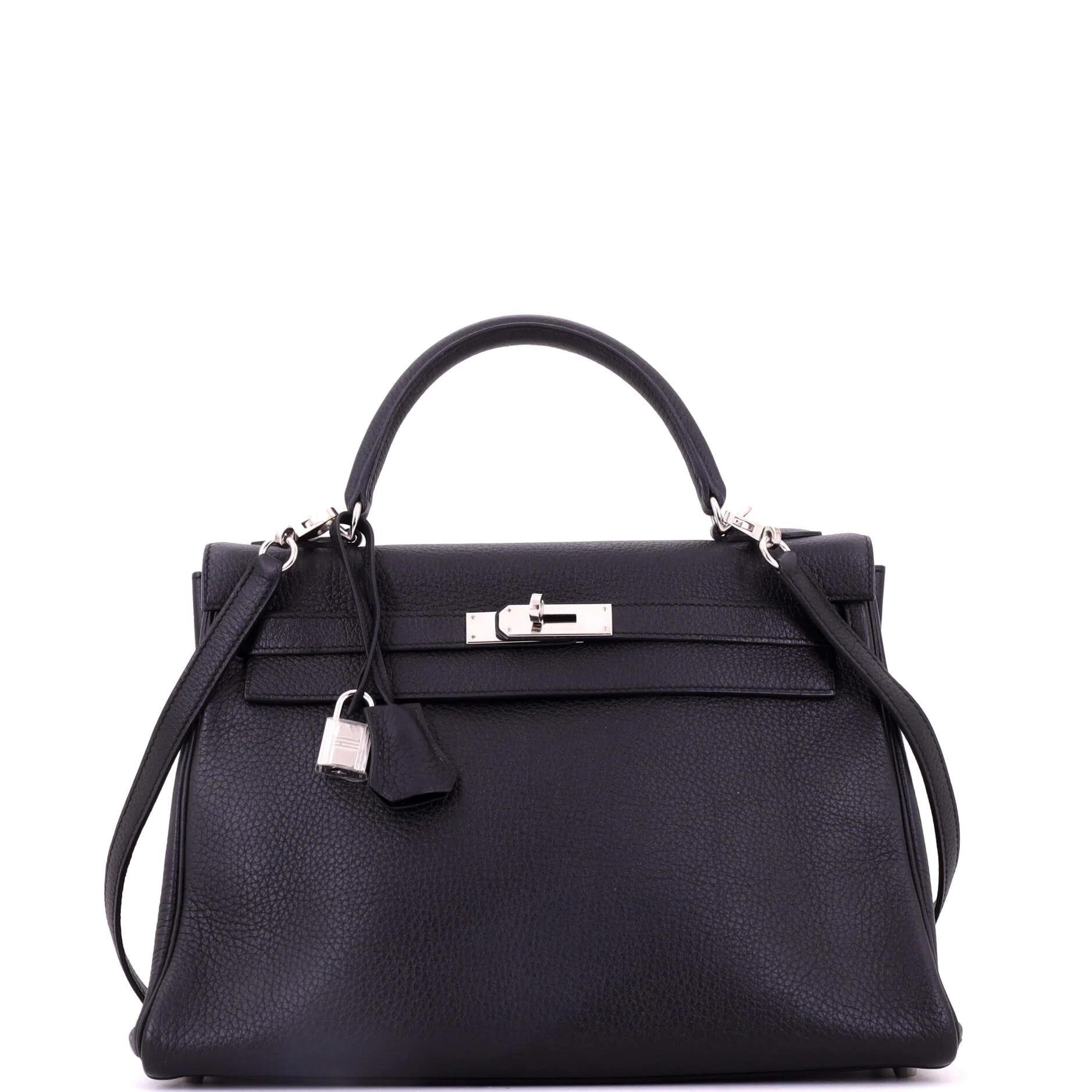 Kelly 32 leather handbag