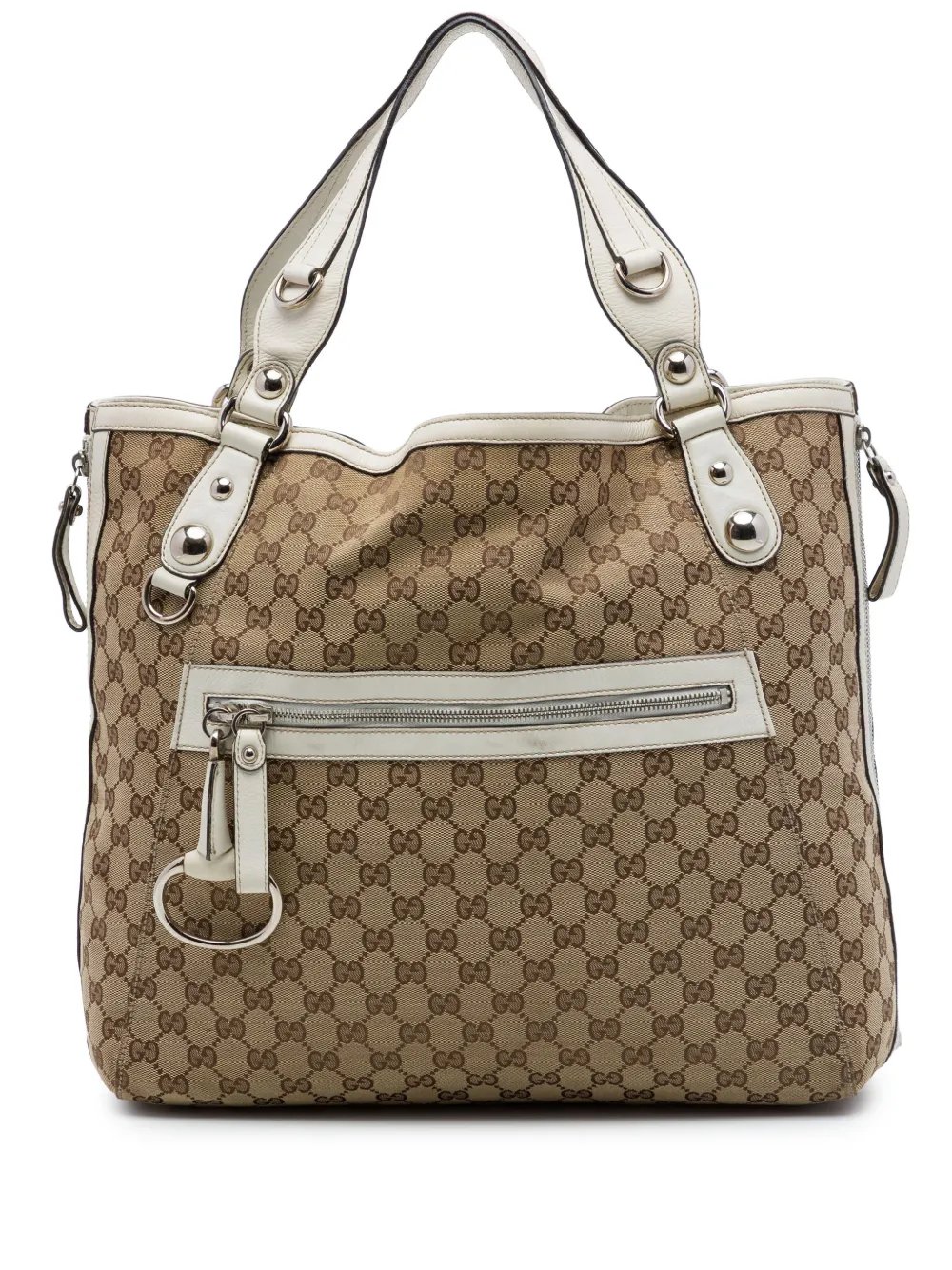2016-2026 GG Canvas Icon Bit Zip tote bag
