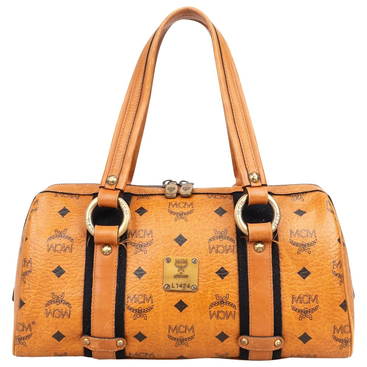 Boston leather handbag