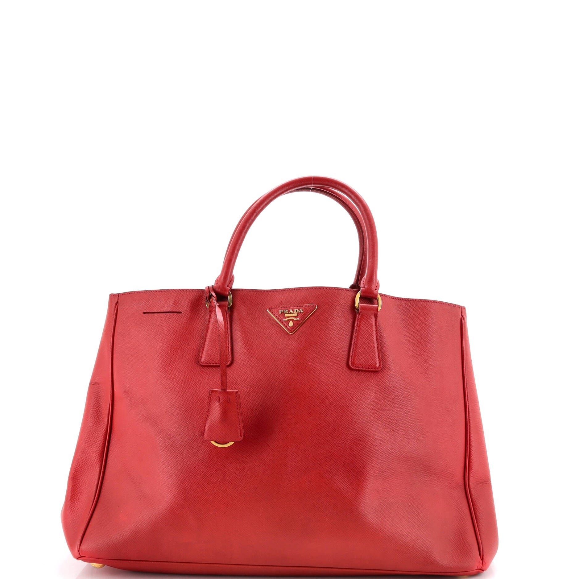 Lux Open Tote Saffiano Leather Large