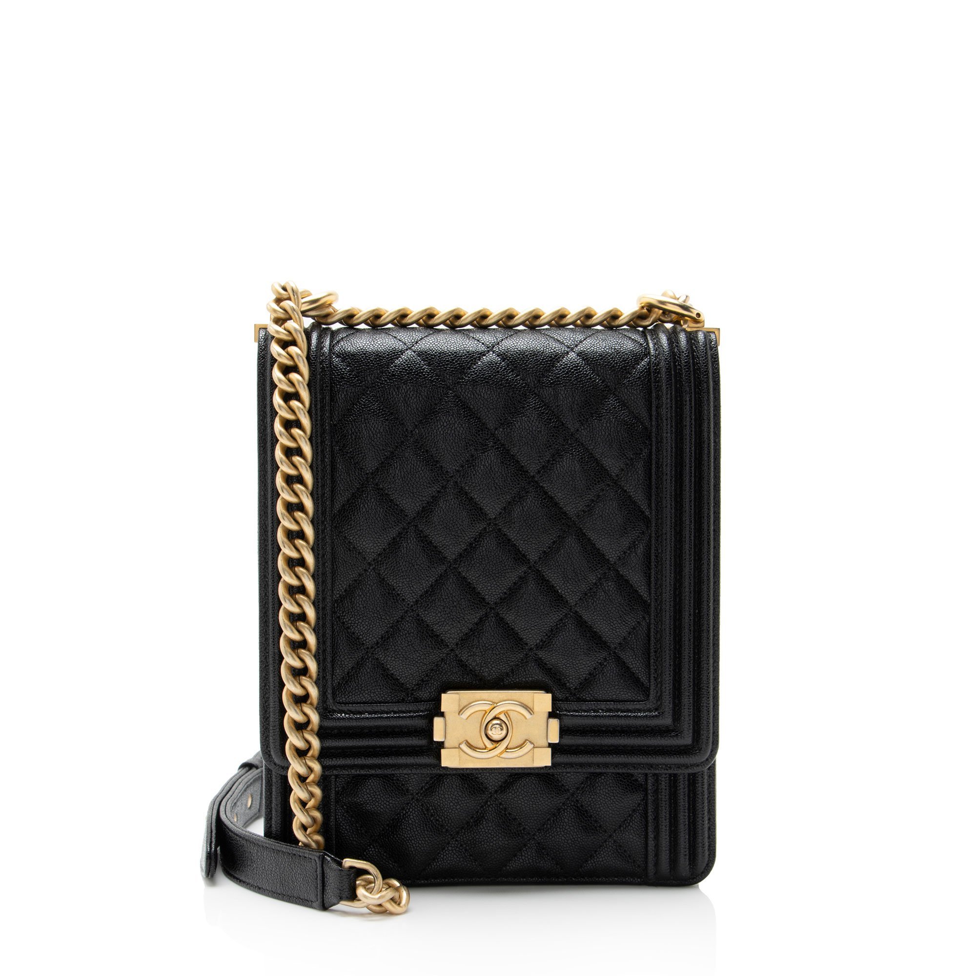 Boy leather crossbody bag
