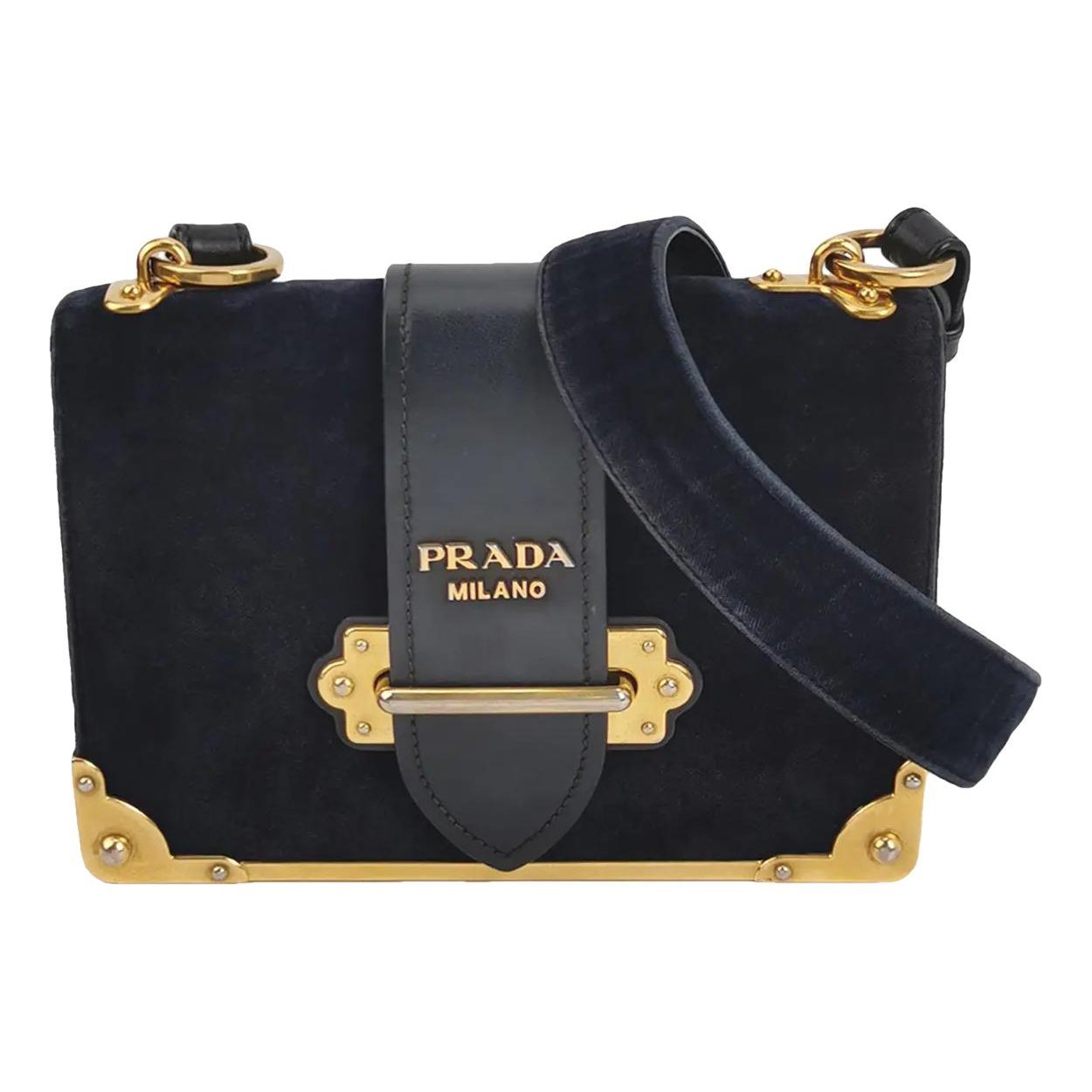 Cahier velvet crossbody bag