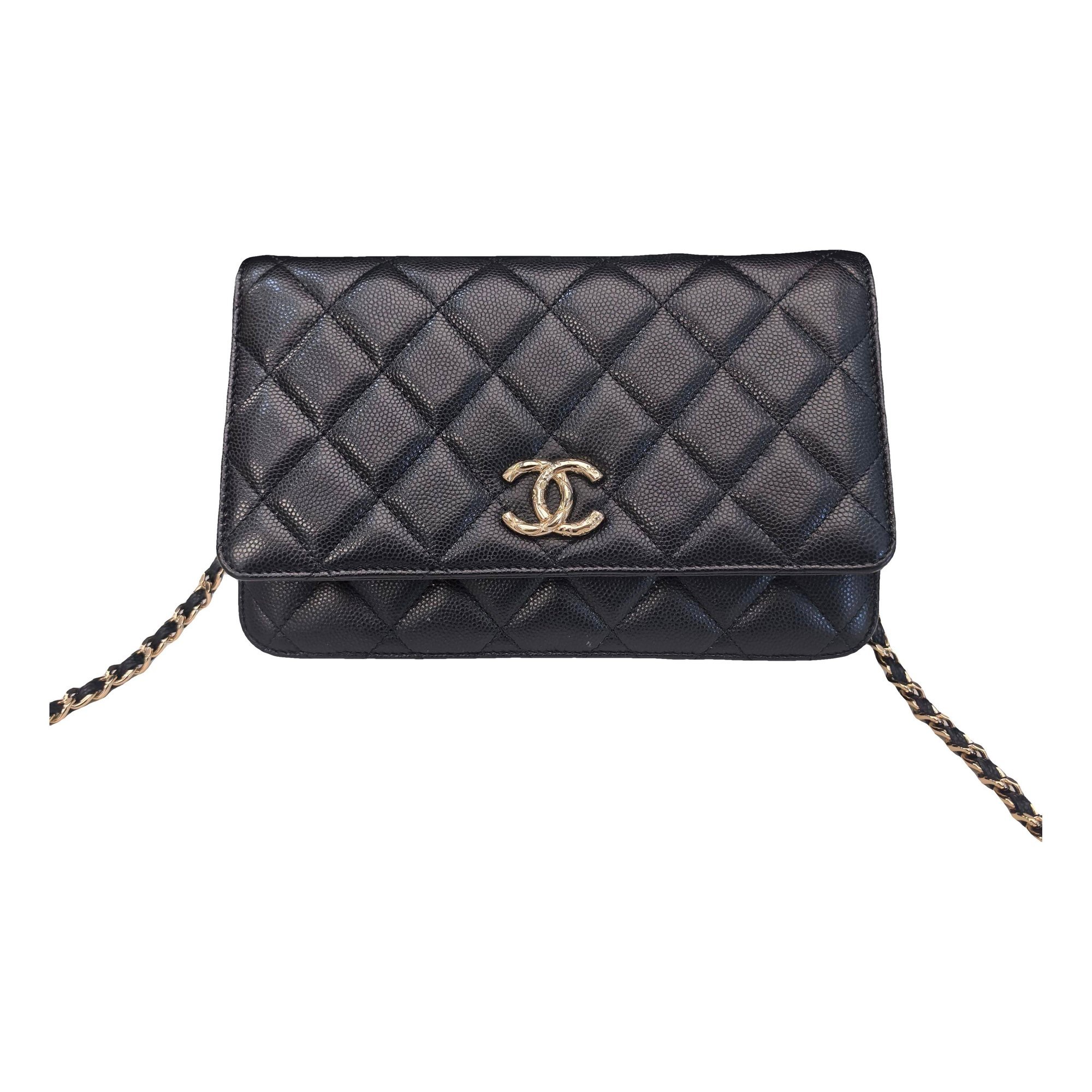 Wallet On Chain Timeless/Classique leather crossbody bag