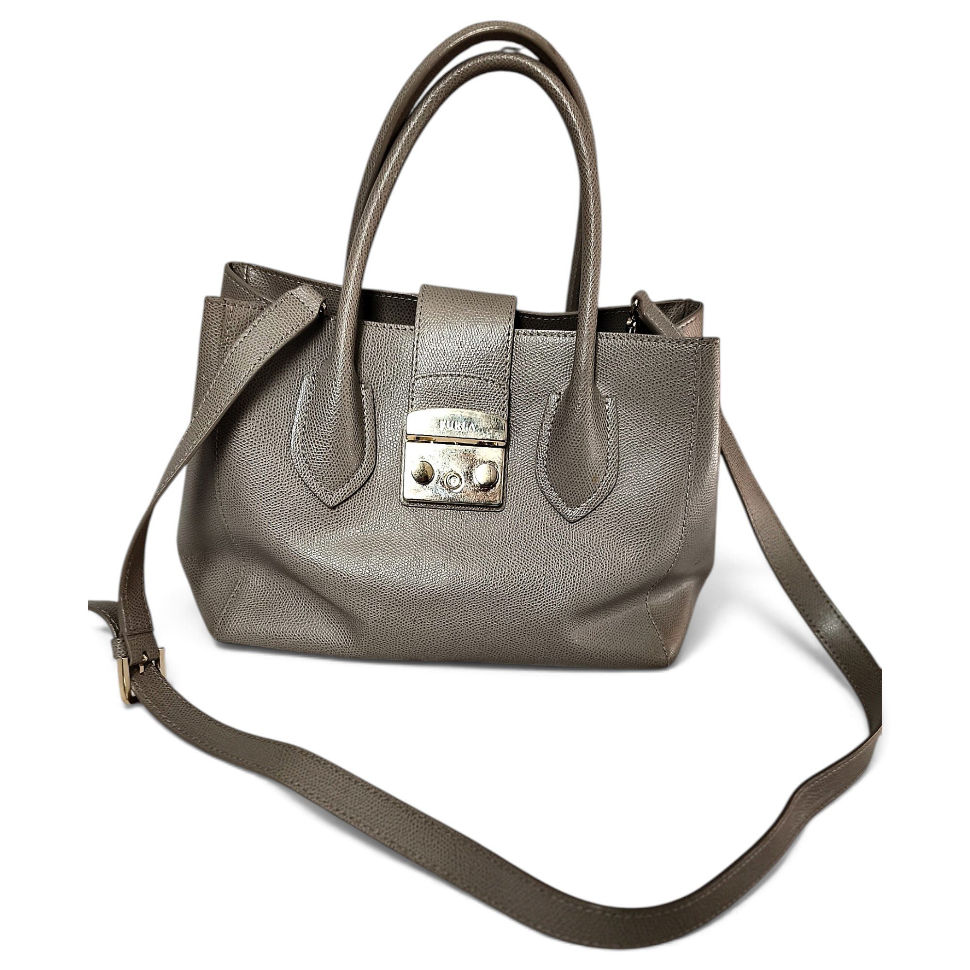 Metropolis leather handbag
