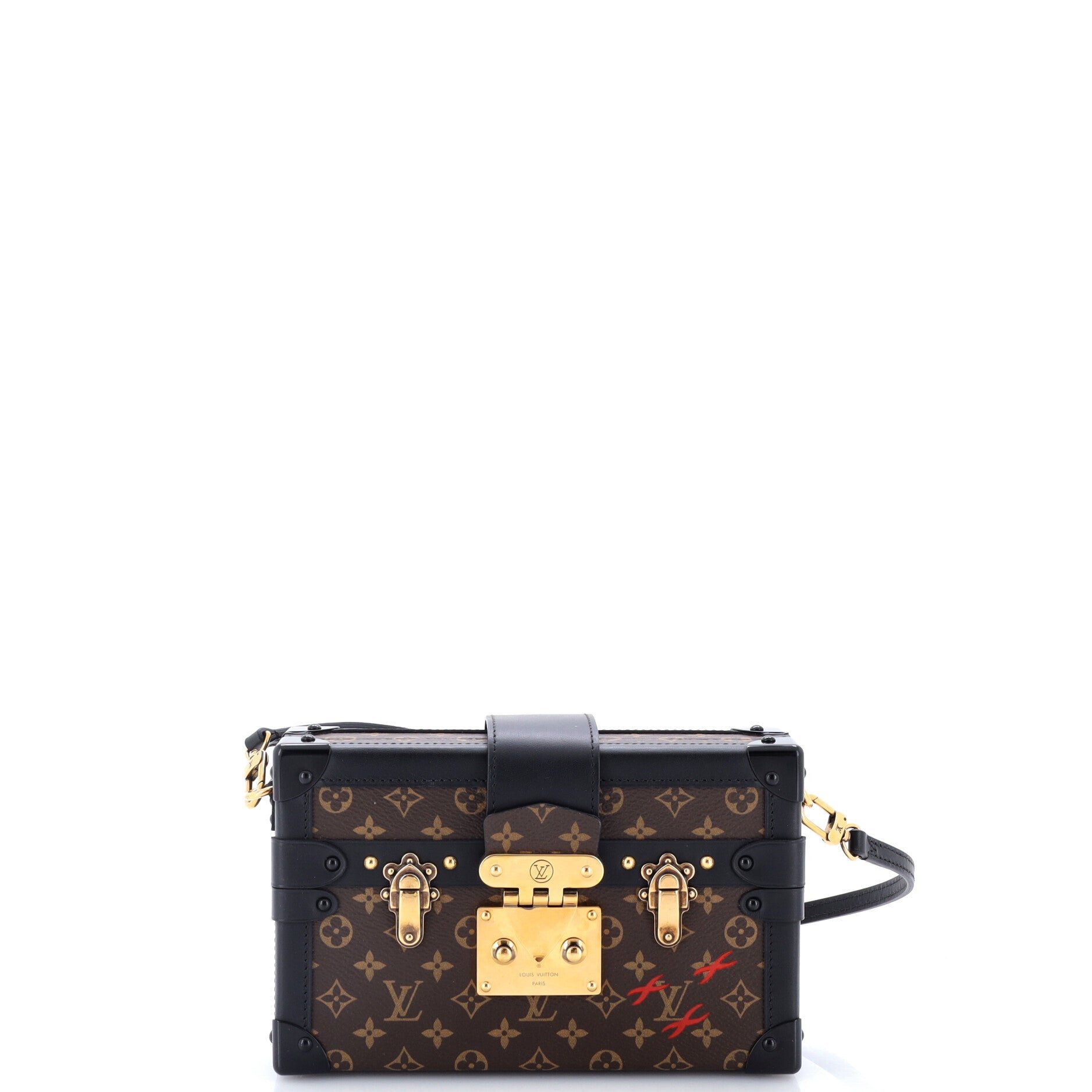 Petite Malle Handbag Monogram Canvas