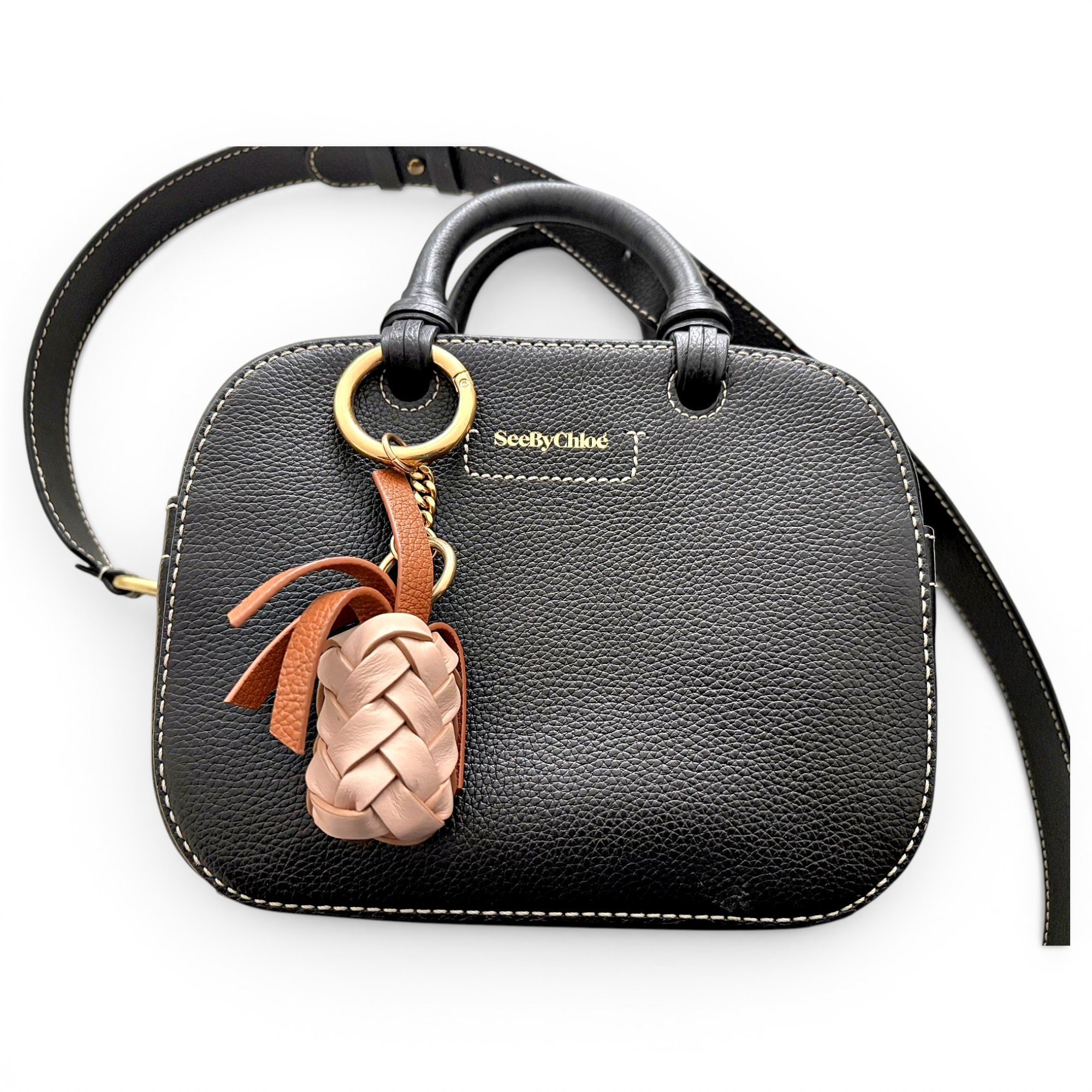Leather handbag