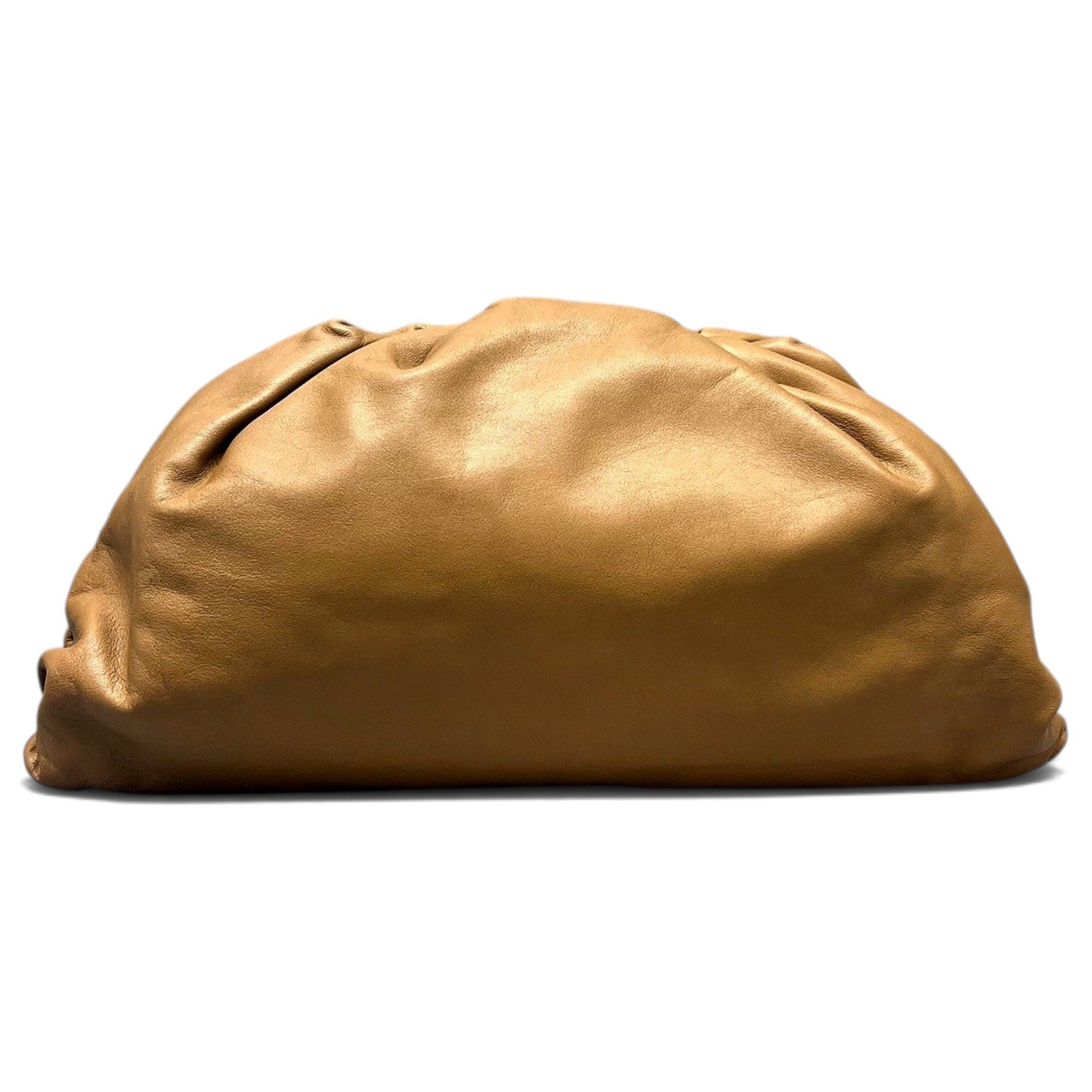 Pouch leather clutch bag