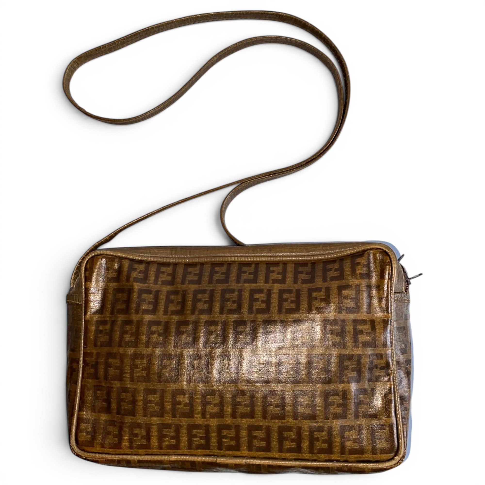 Vinyl crossbody bag