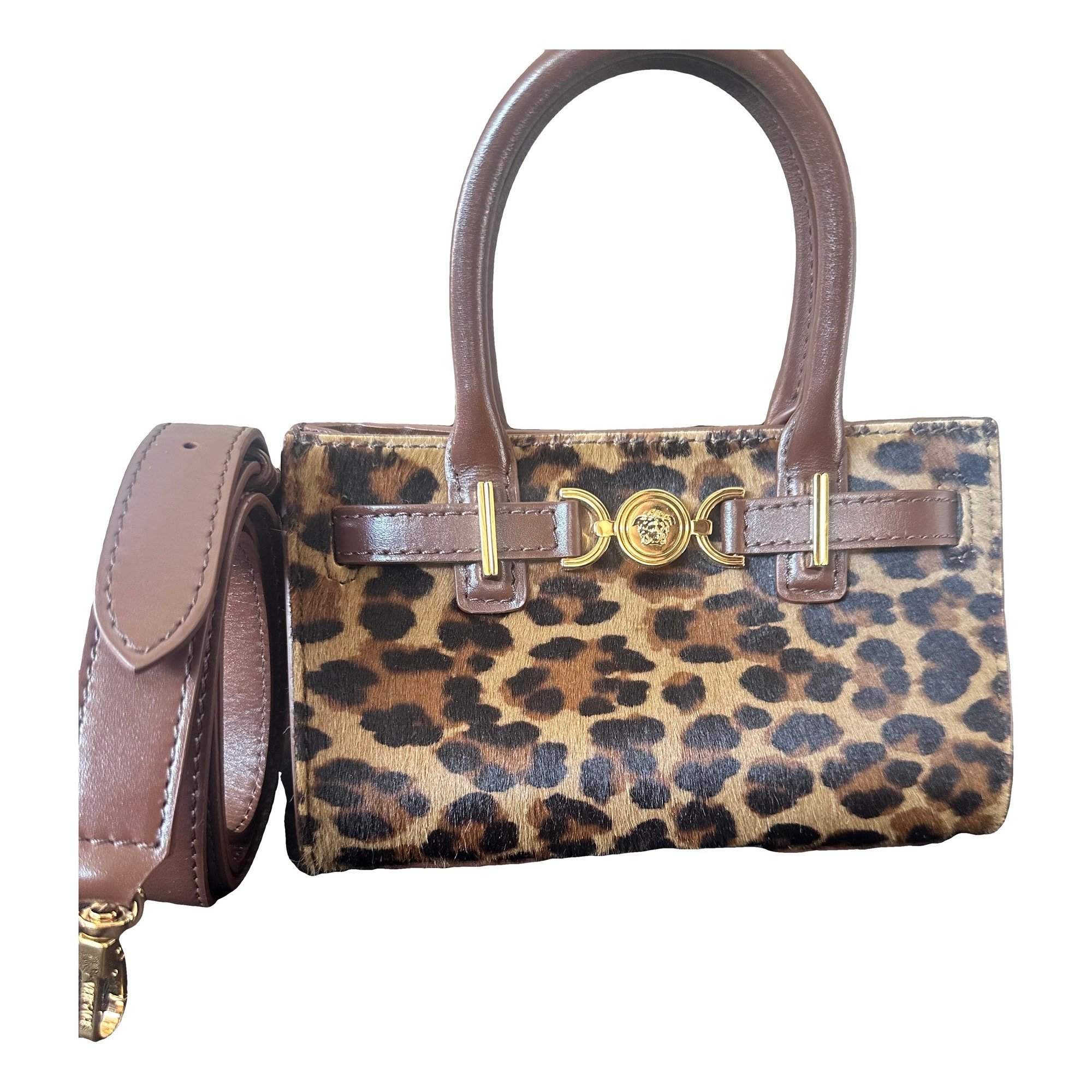 Versace Pony-style calfskin tote