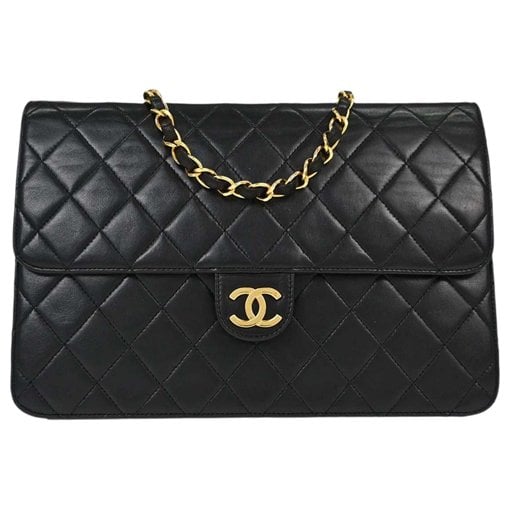 Trendy CC Flap leather handbag