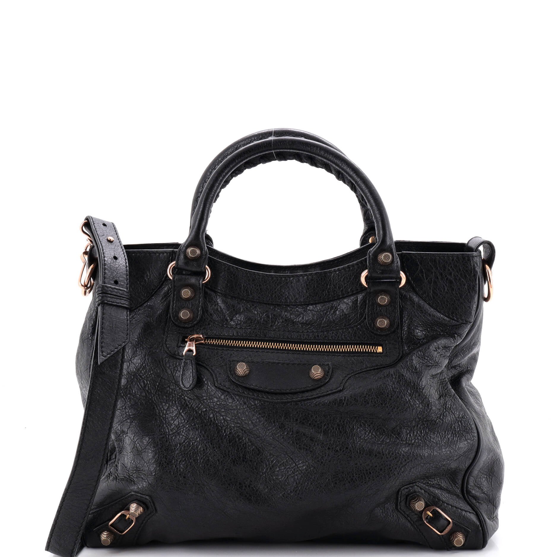 Balenciaga City Classic Studs Bag Leather Medium