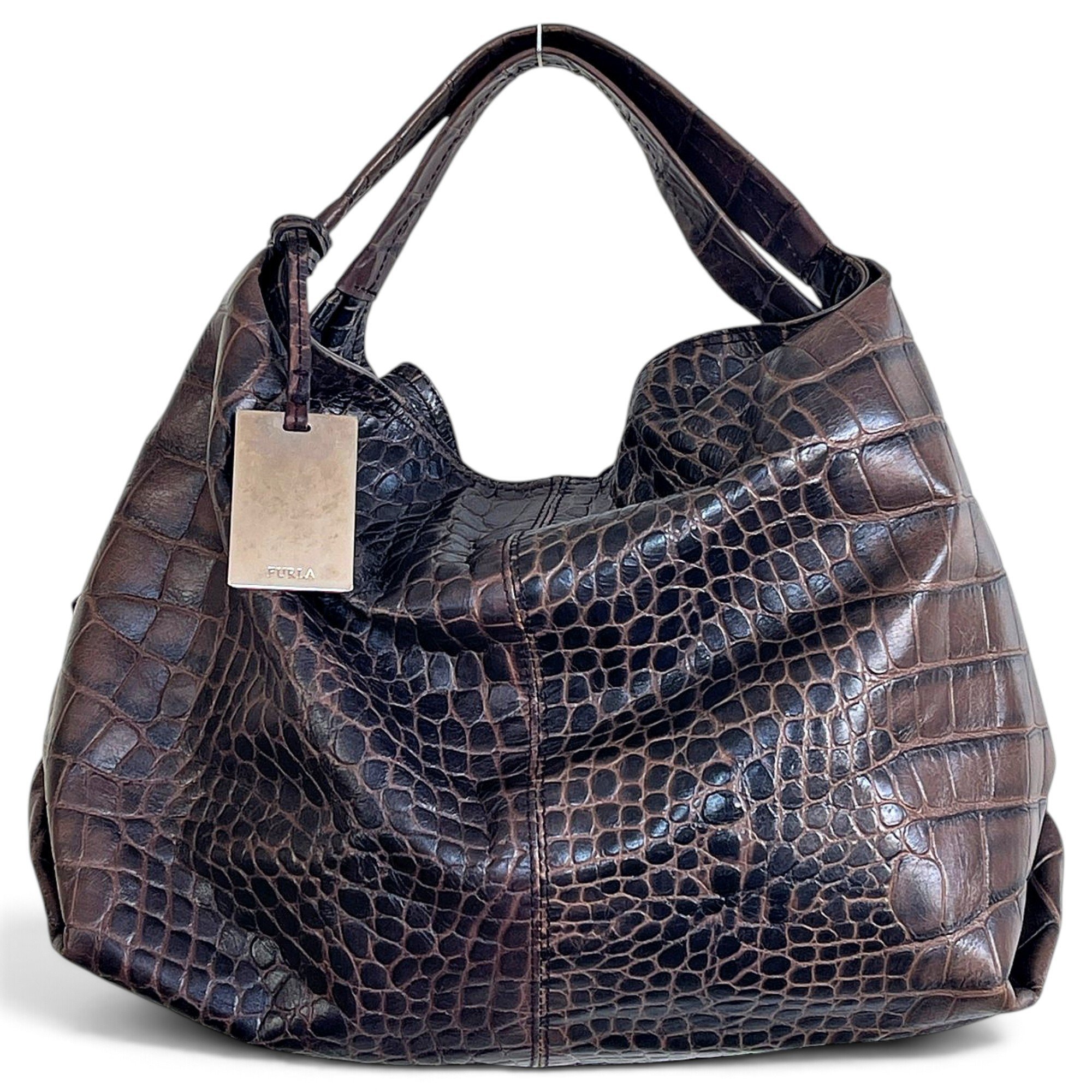 Leather handbag