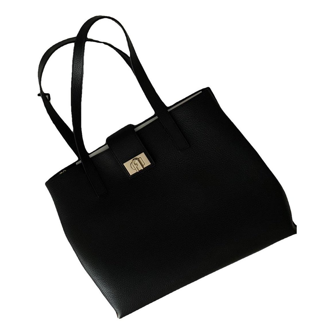 Leather tote