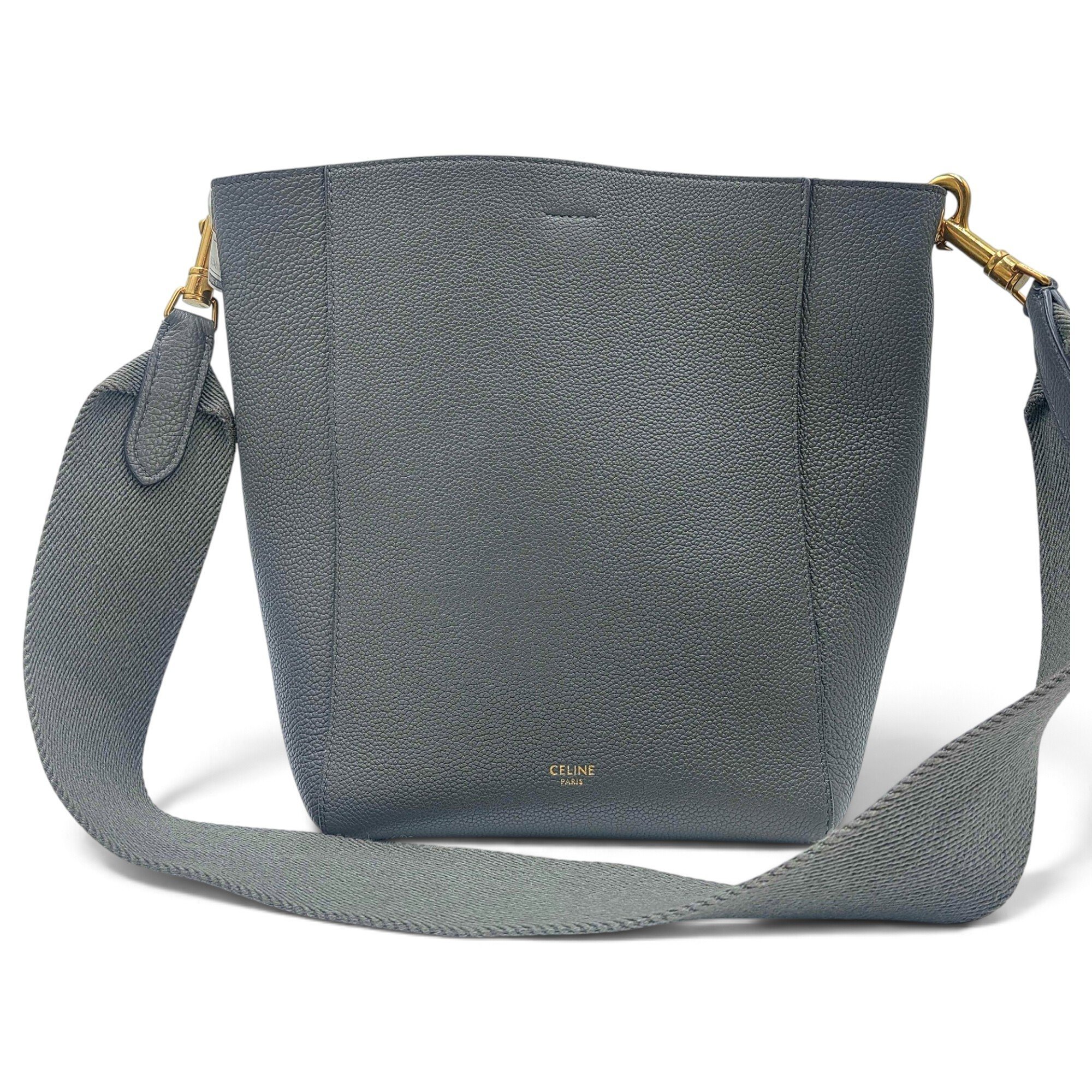 Seau Sangle leather handbag