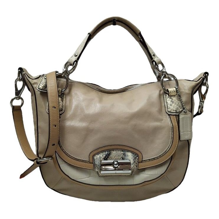 Leather satchel