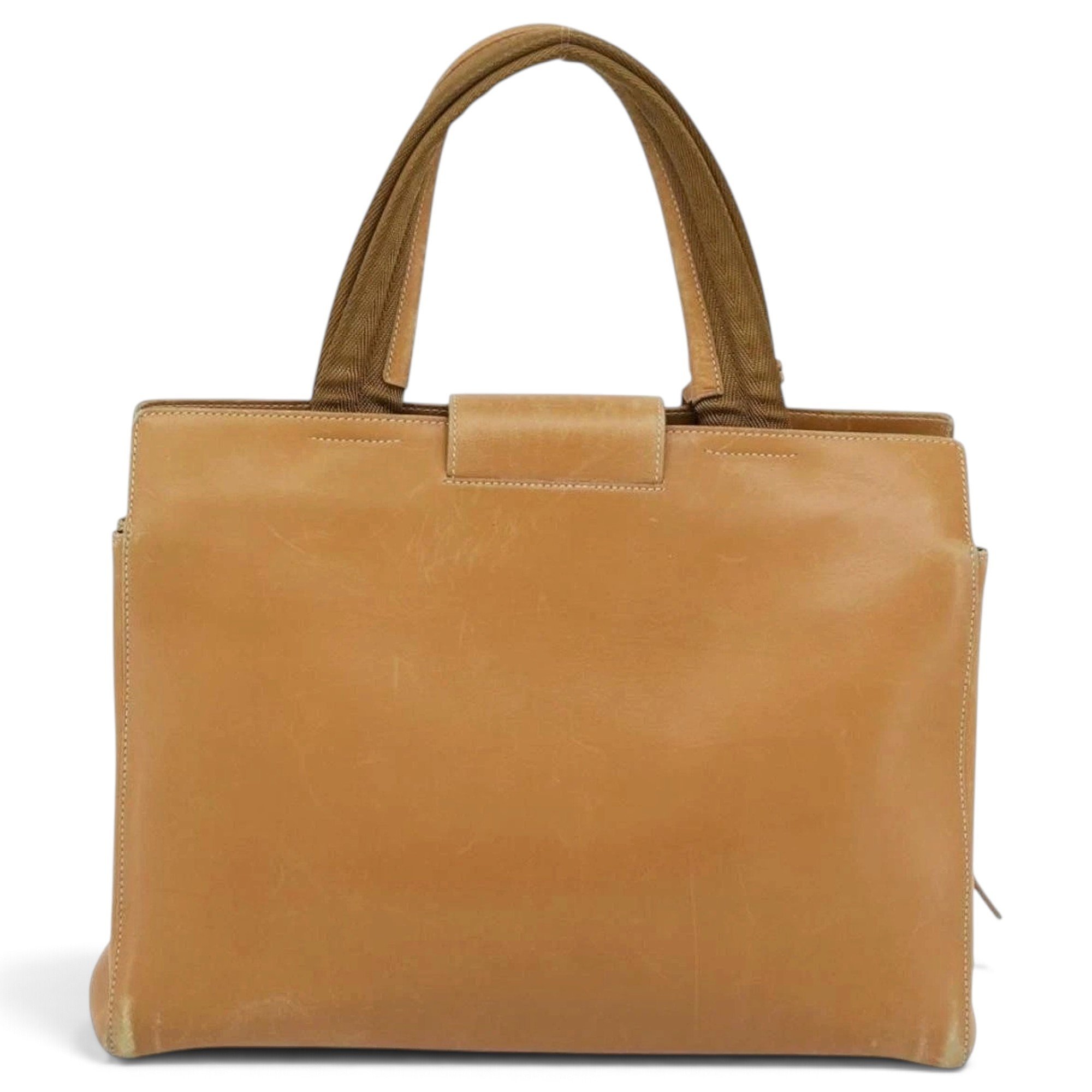 Leather tote