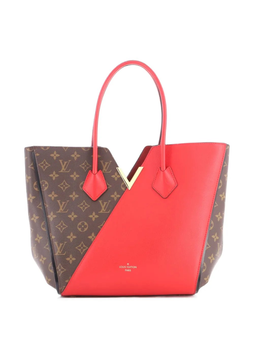 Kimono Handbag Monogram Canvas and Leather MM tote bag
