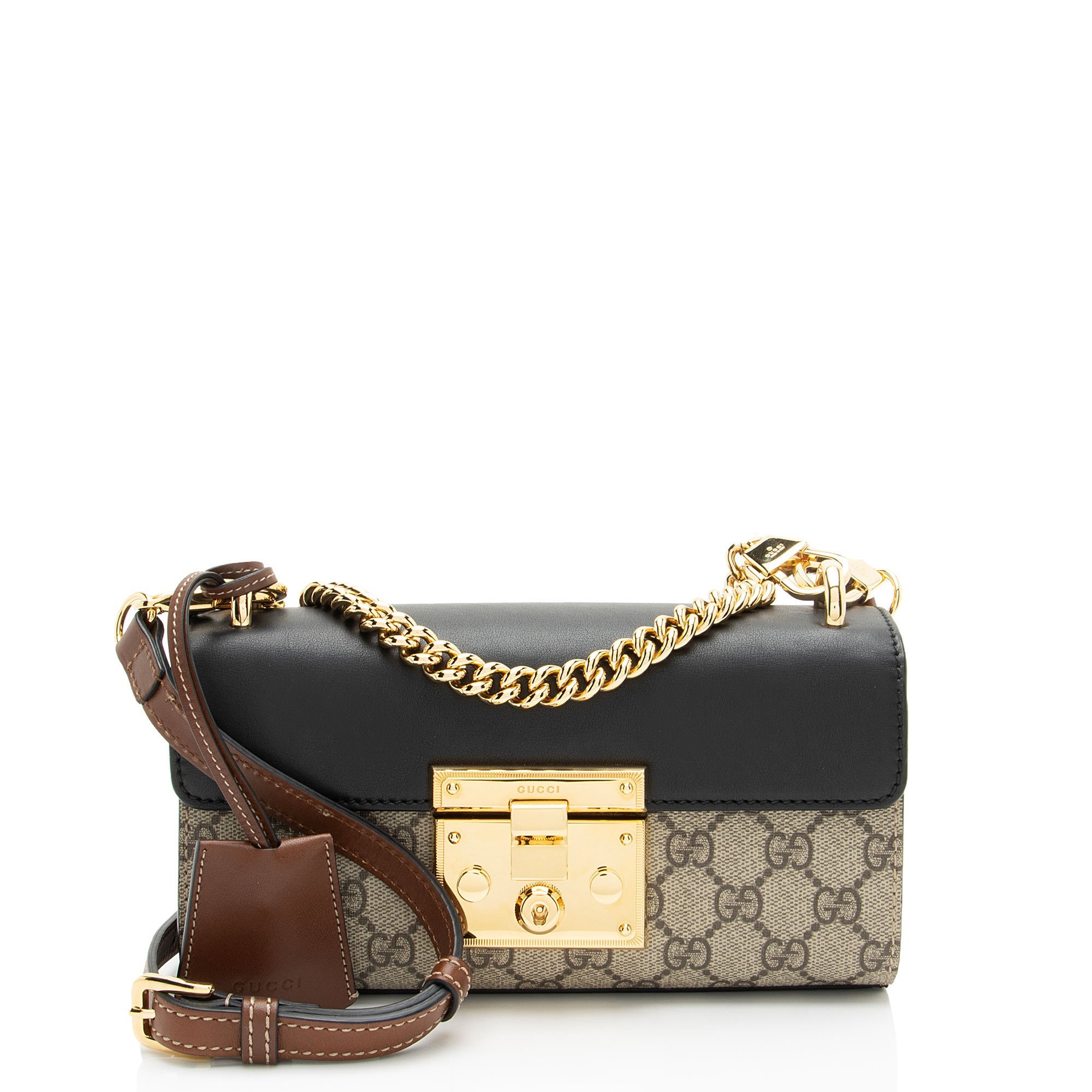 Padlock cloth crossbody bag