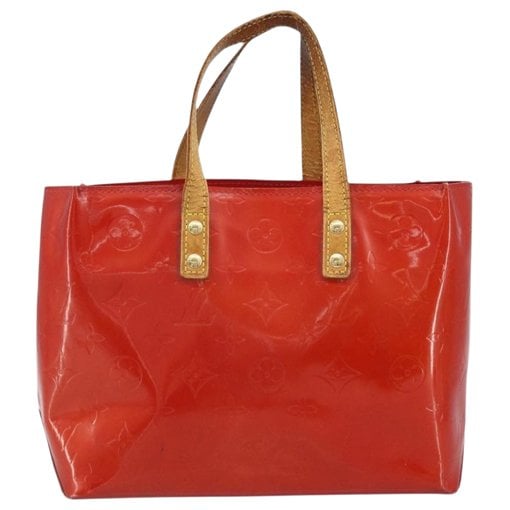 Reade patent leather handbag