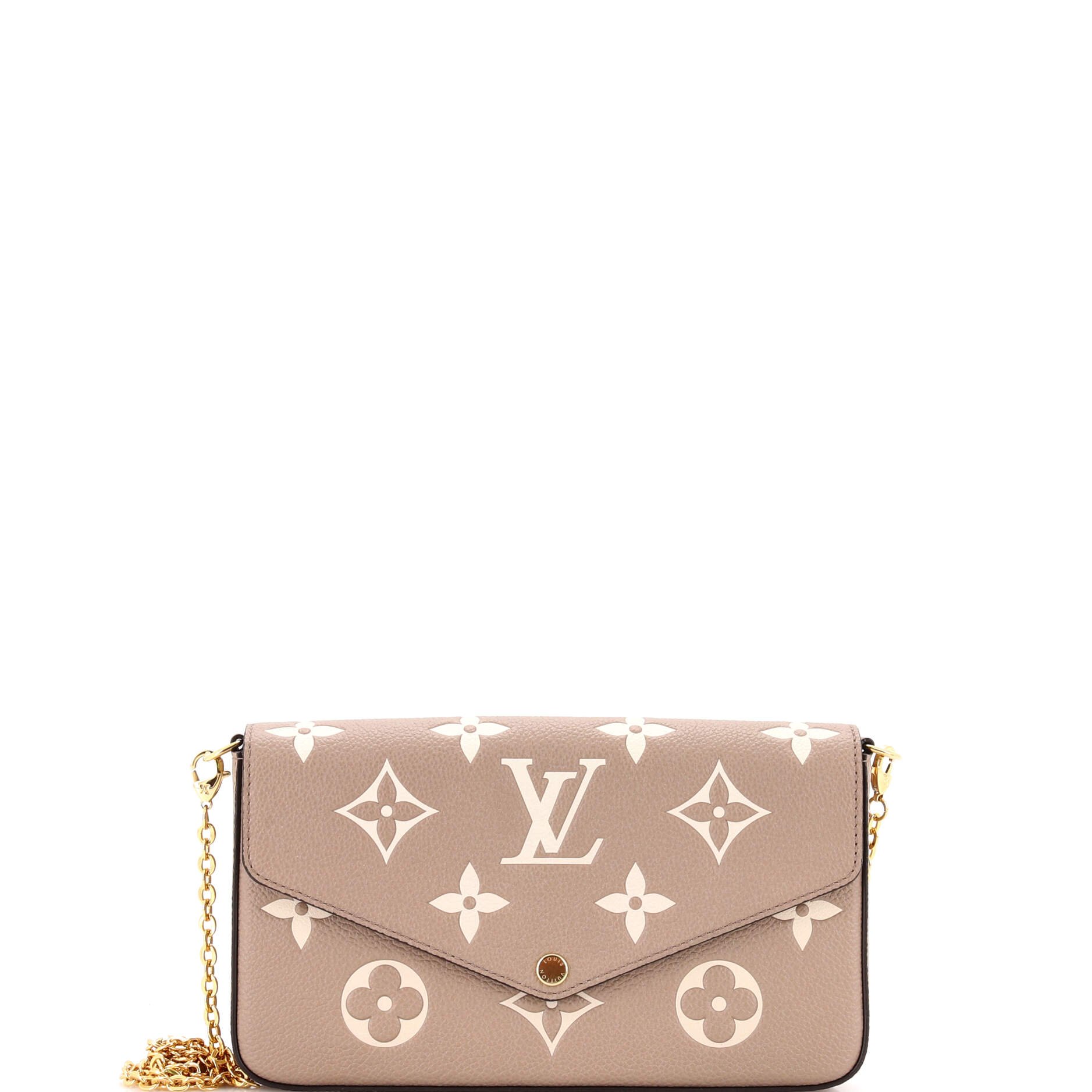 Felicie Pochette Bicolor Monogram Empreinte Giant