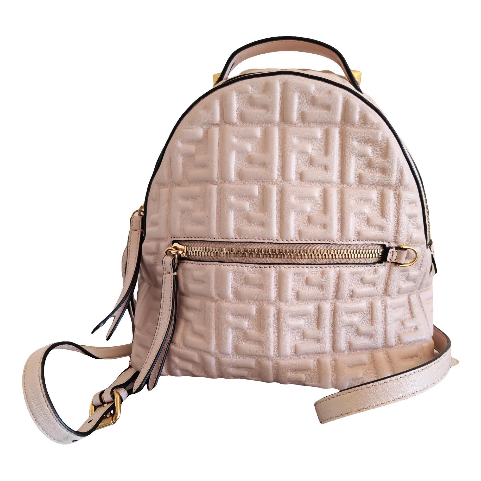 Back to school leather backpack