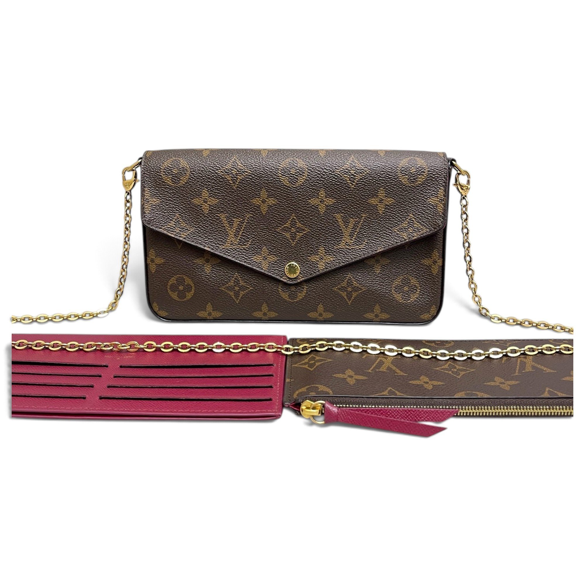 Félicie leather crossbody bag