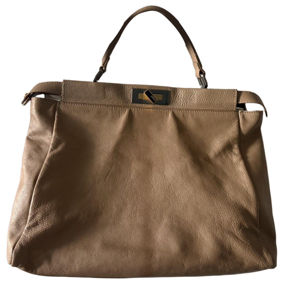 Peekaboo leather handbag
