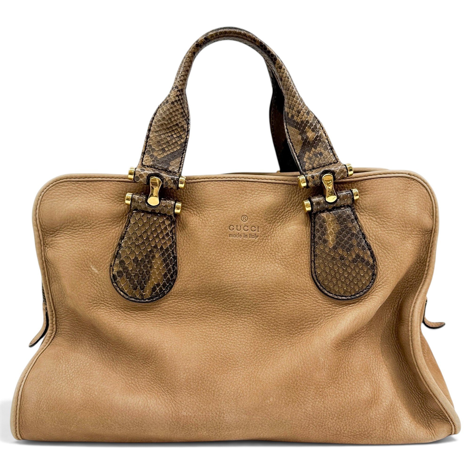 Leather handbag
