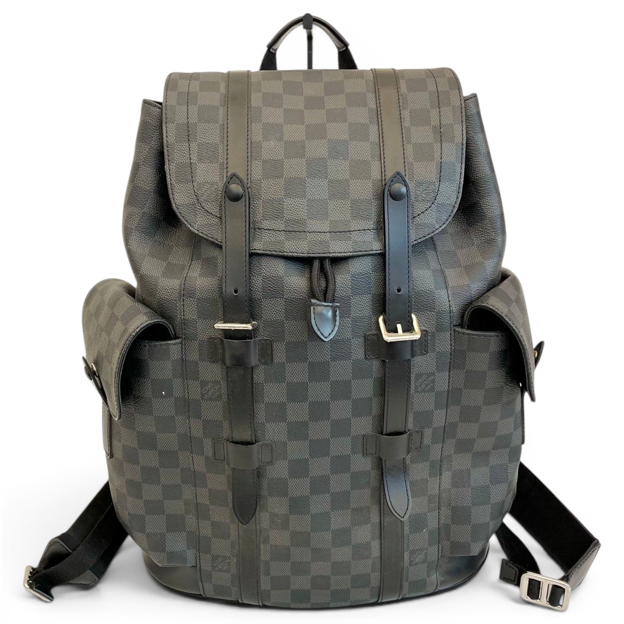 Leather backpack