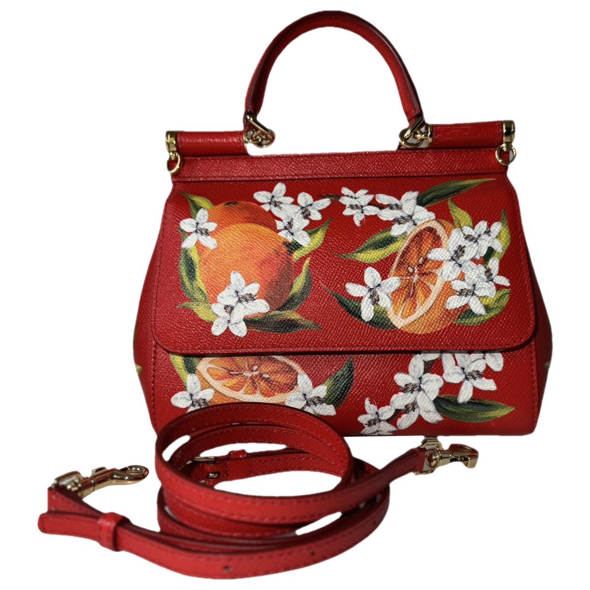 Dolce & Gabbana Sicily leather handbag