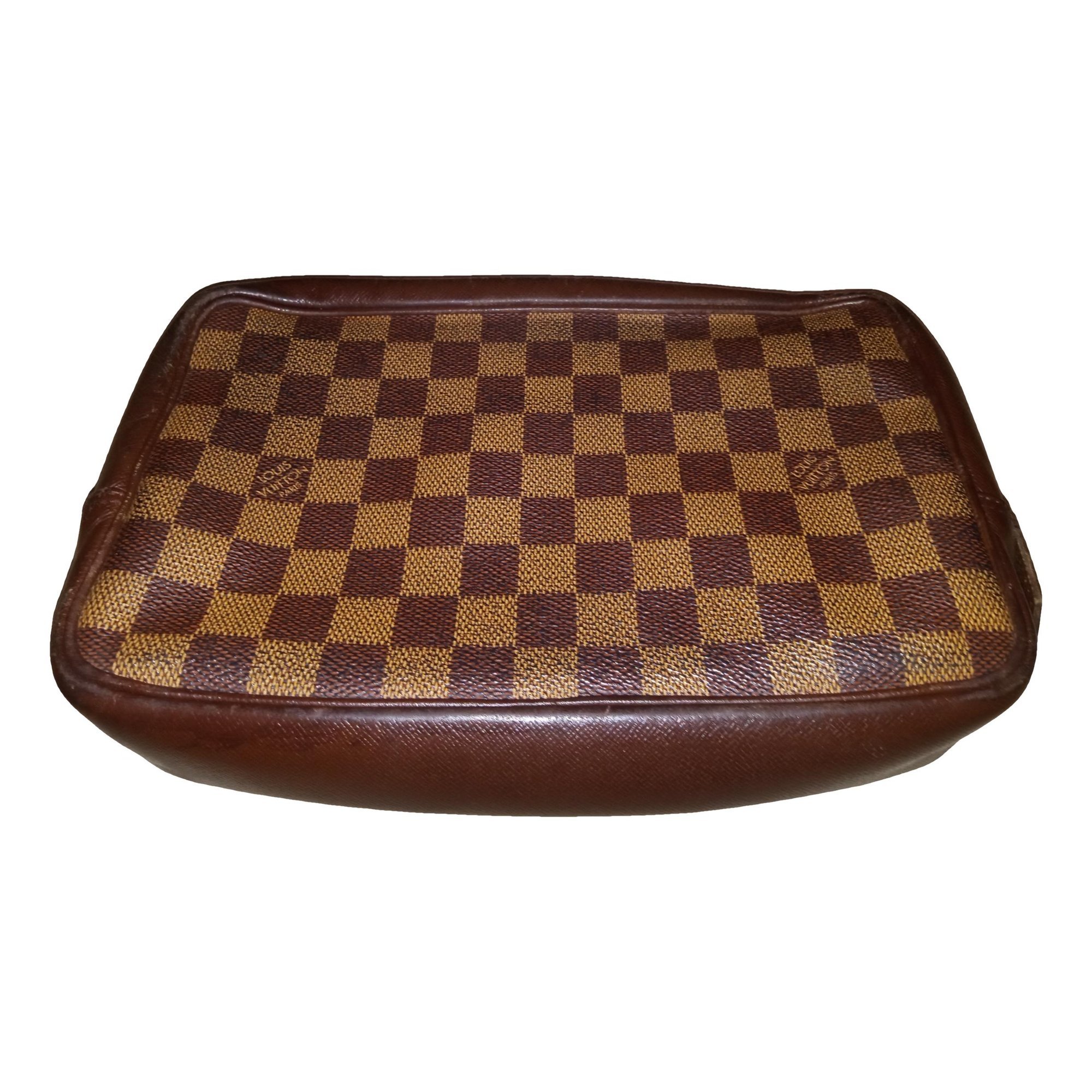 Weekend leather clutch bag