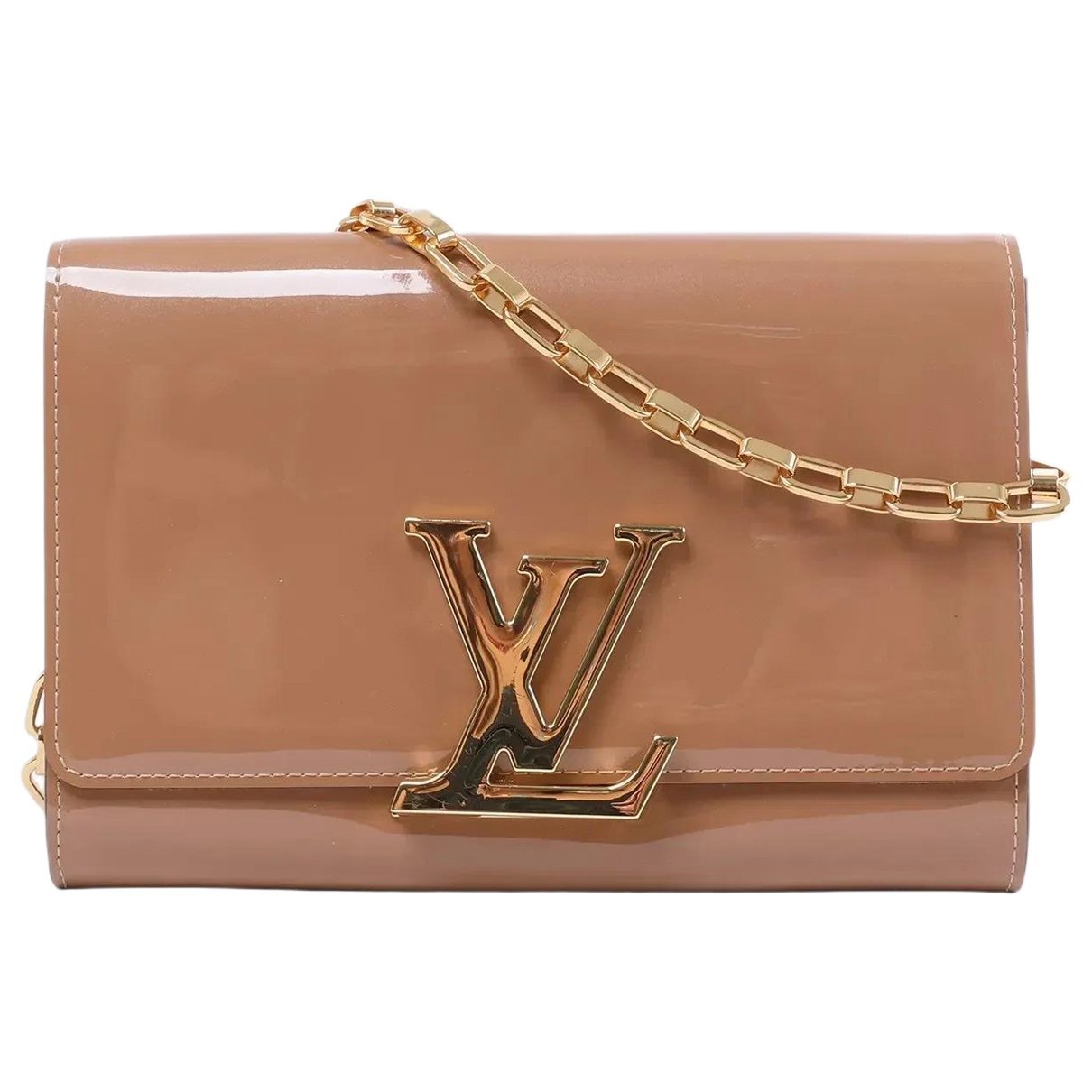 Louise patent leather handbag