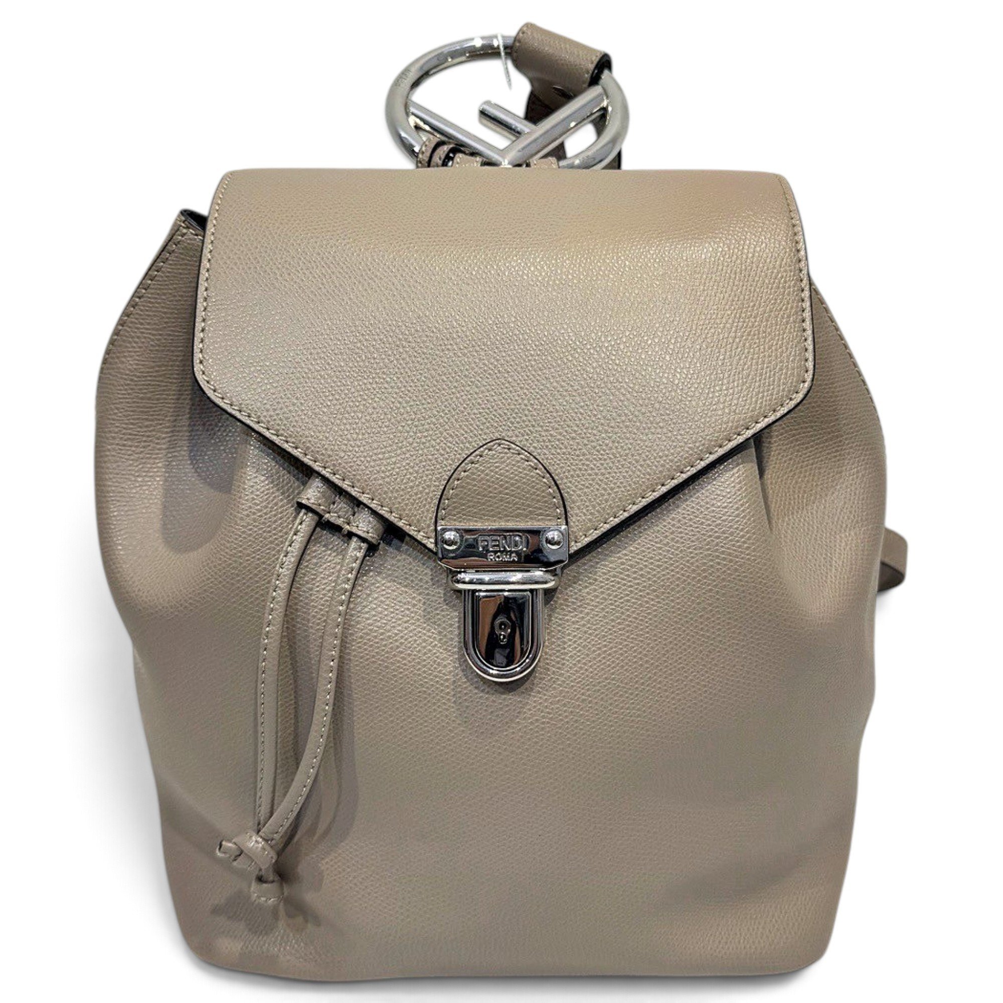 Leather backpack