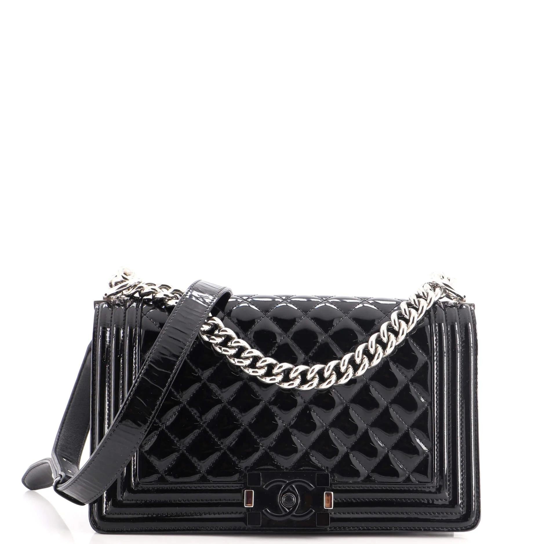 Boy patent leather handbag