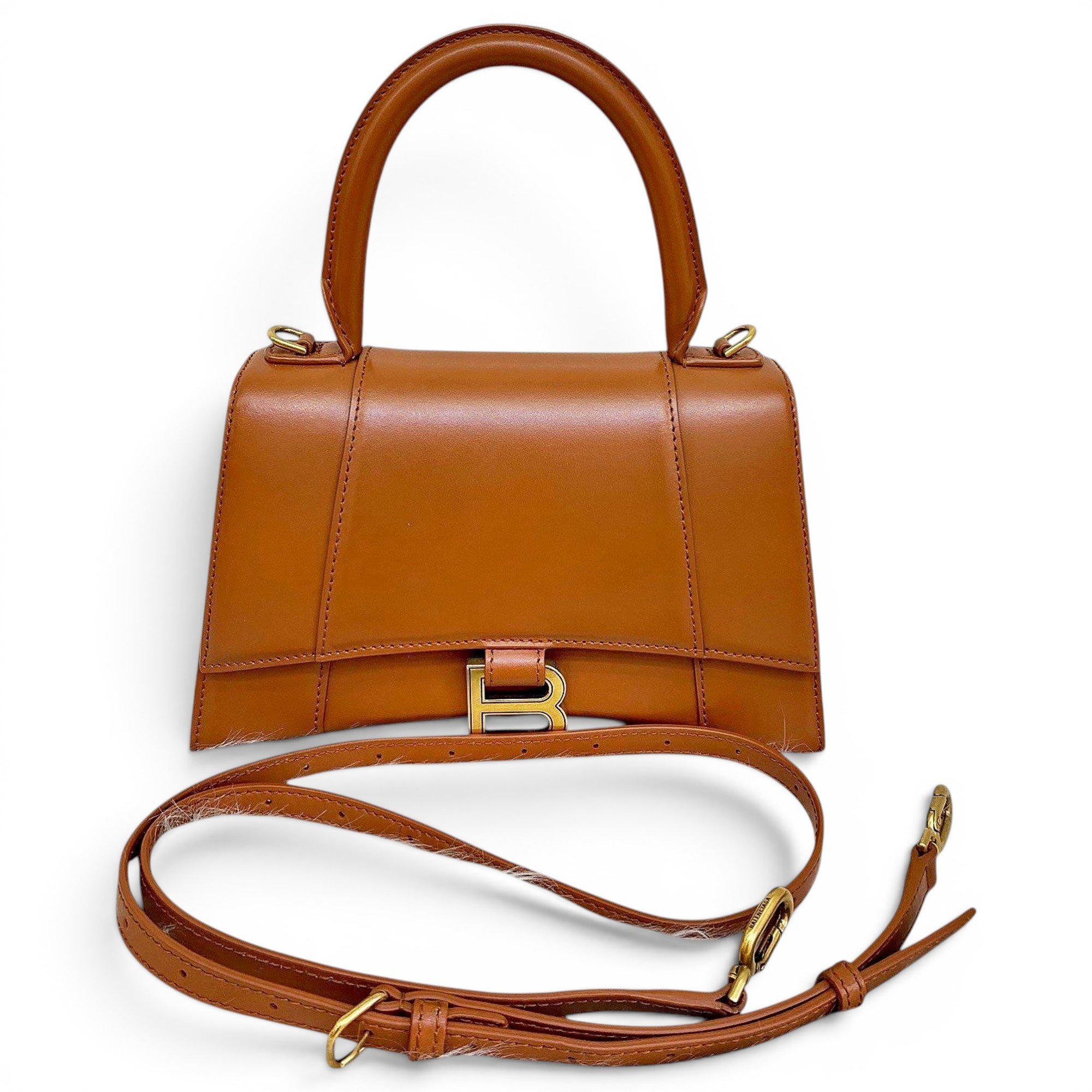 Balenciaga Hourglass leather crossbody bag