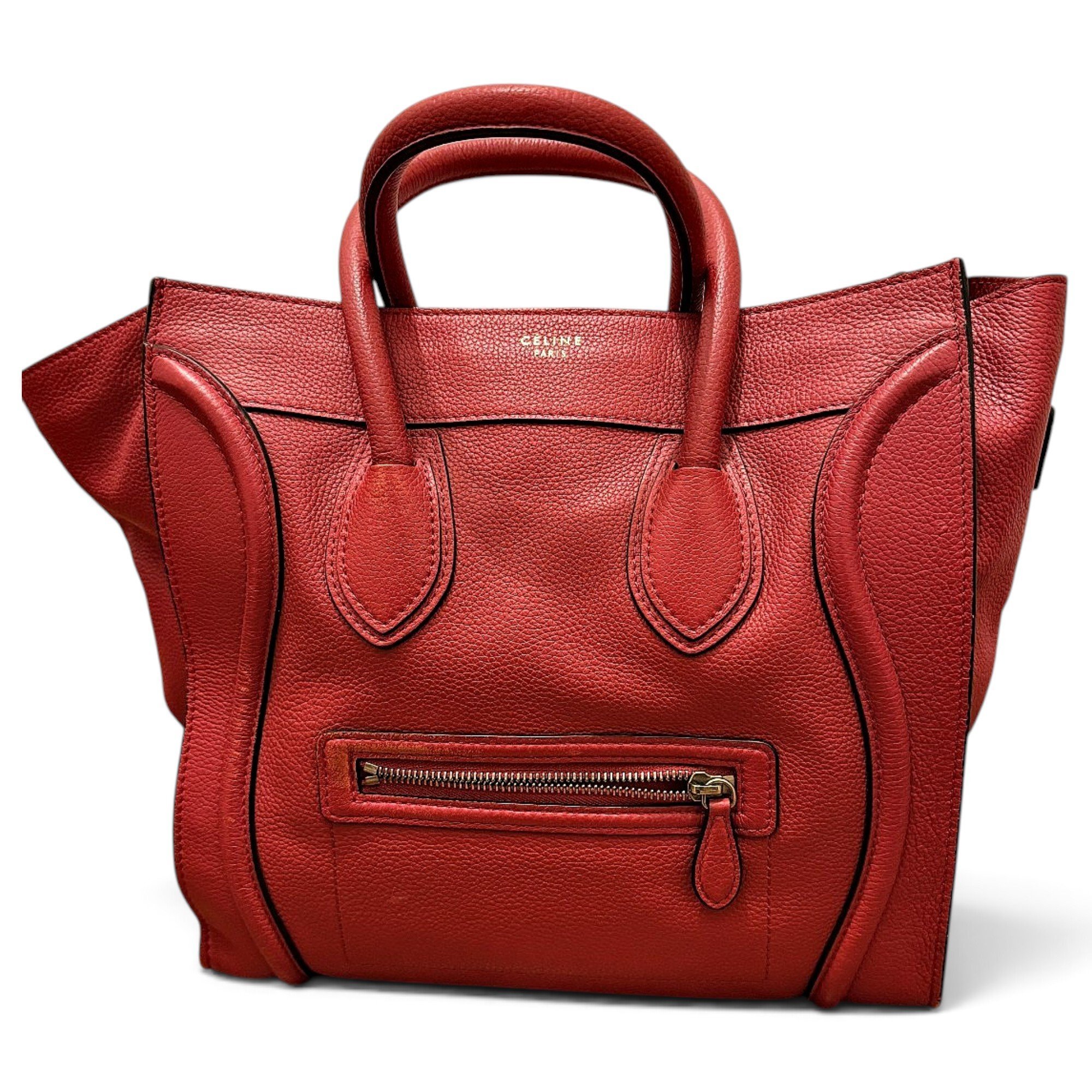 Luggage leather handbag