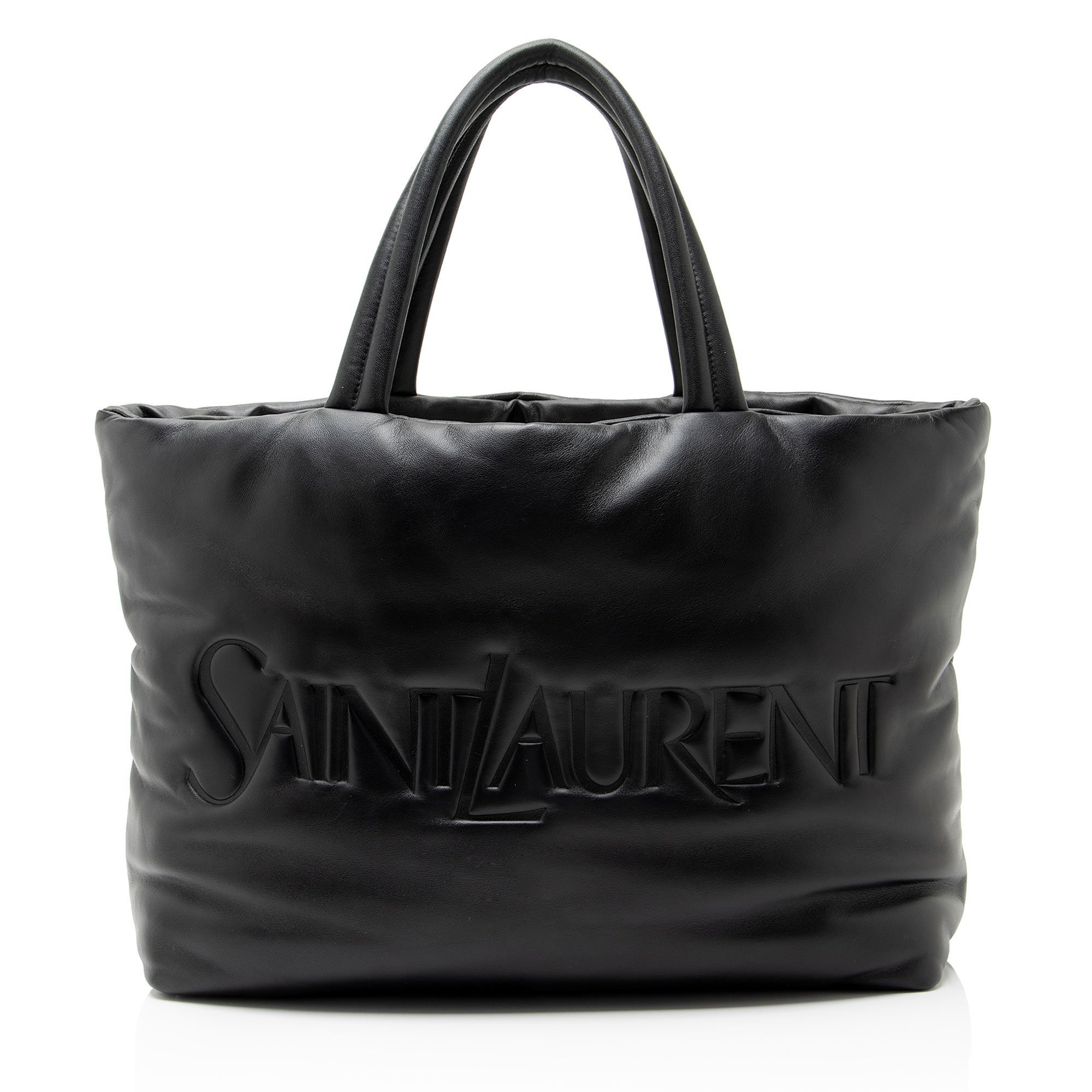 Shopping leather tote
