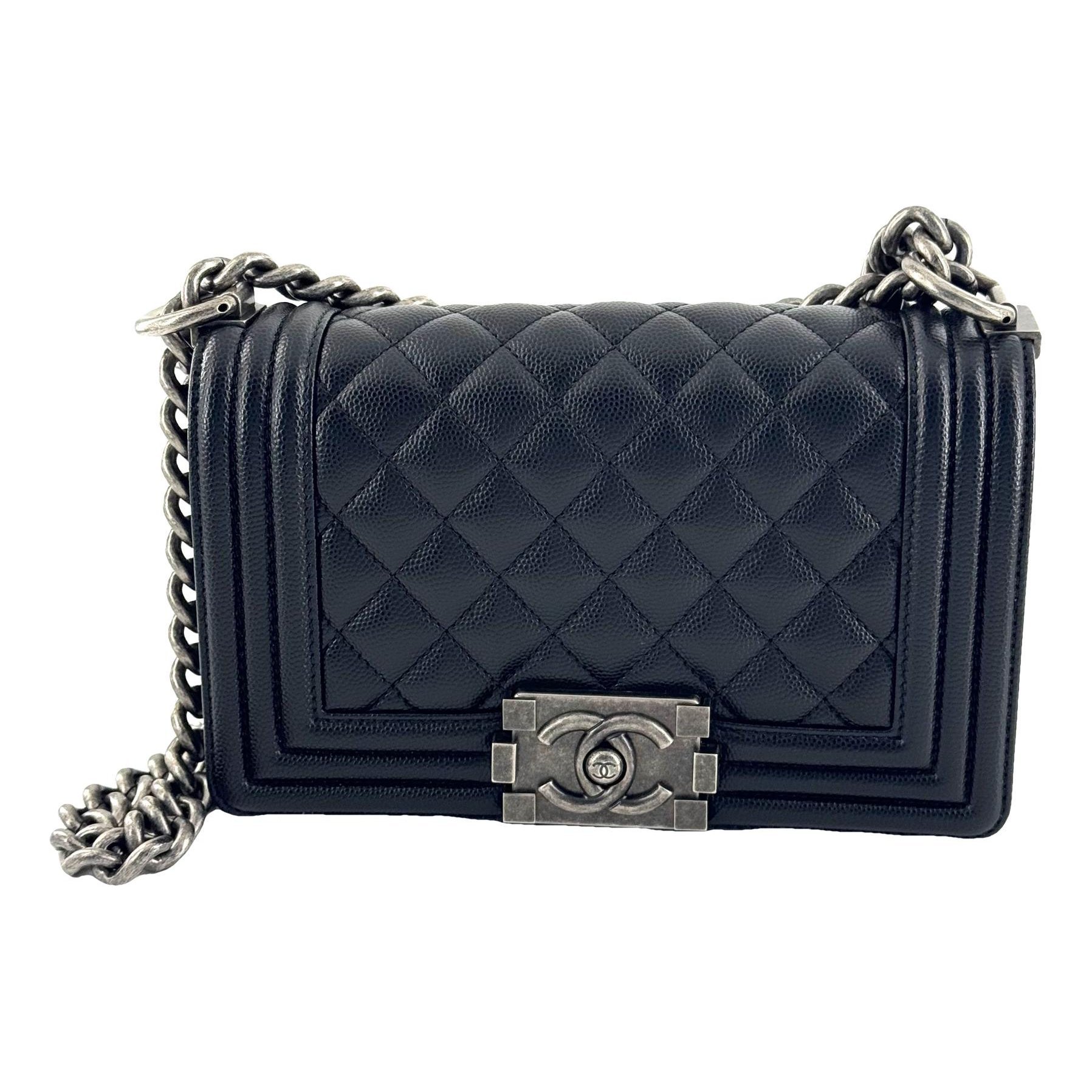 Boy leather crossbody bag