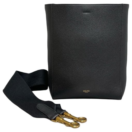 Seau Sangle leather crossbody bag