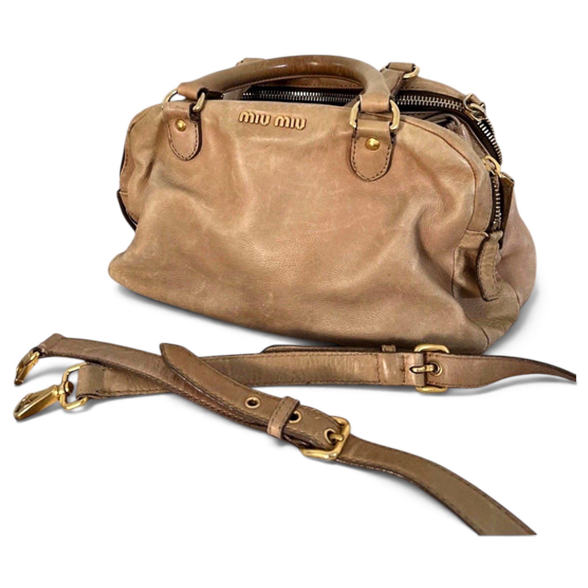 Bow bag leather bowling bag