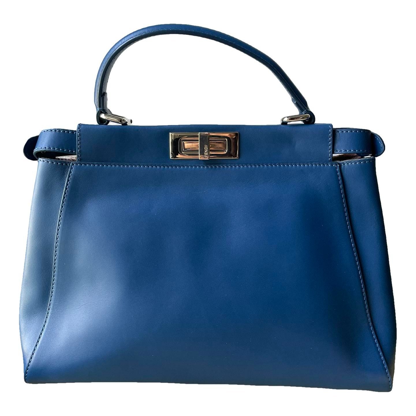 Peekaboo leather handbag