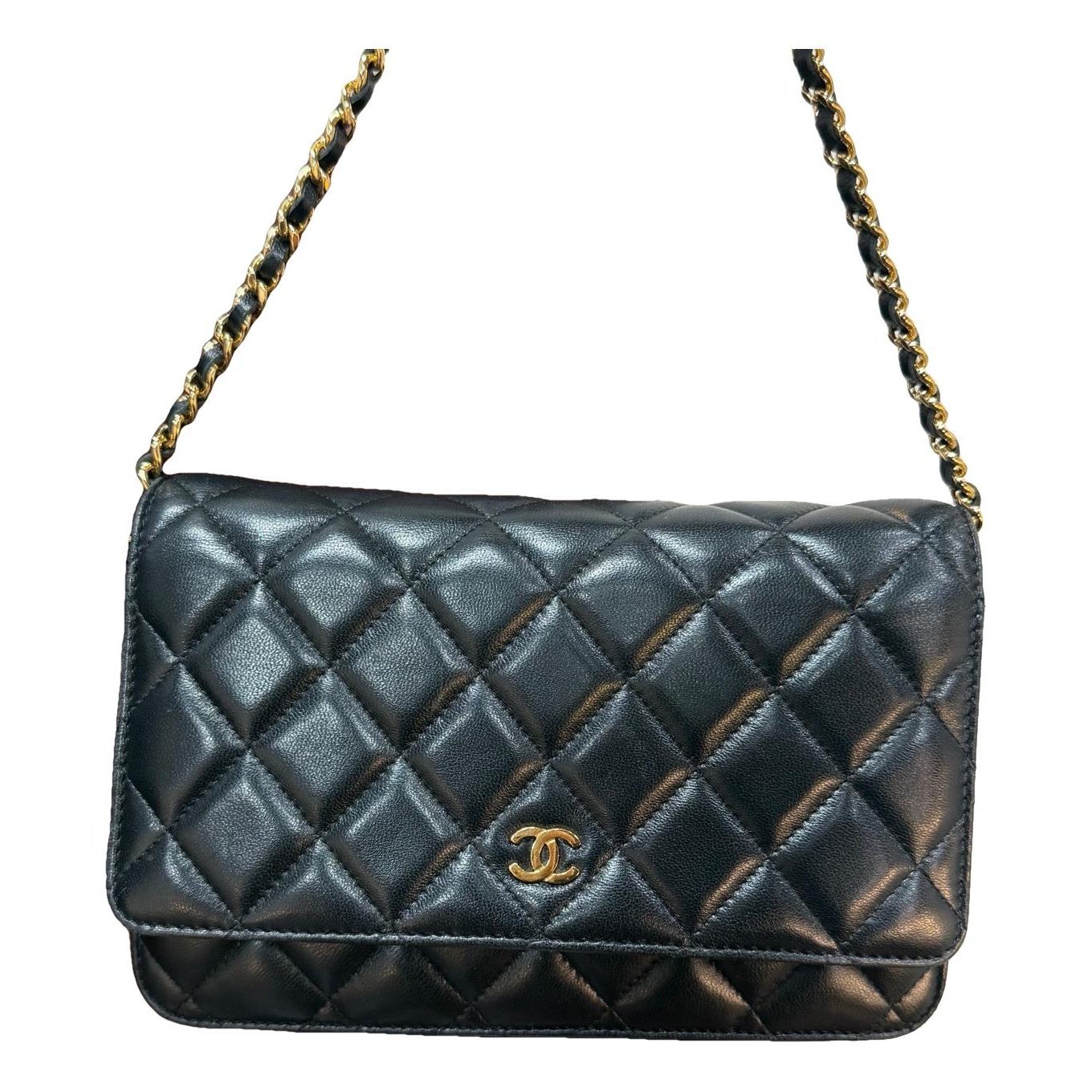 Wallet On Chain Timeless/Classique leather handbag