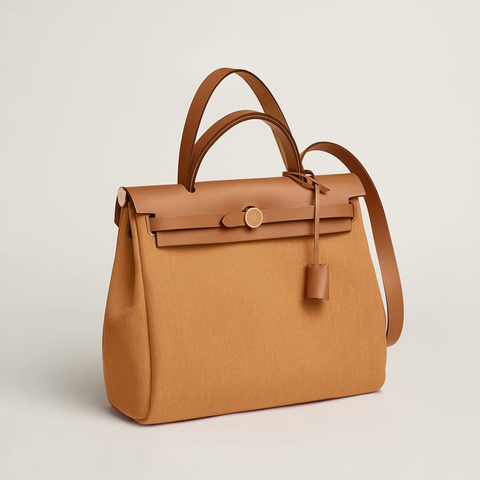 Naturel Sable Herbag Zip 31 Laque Bag