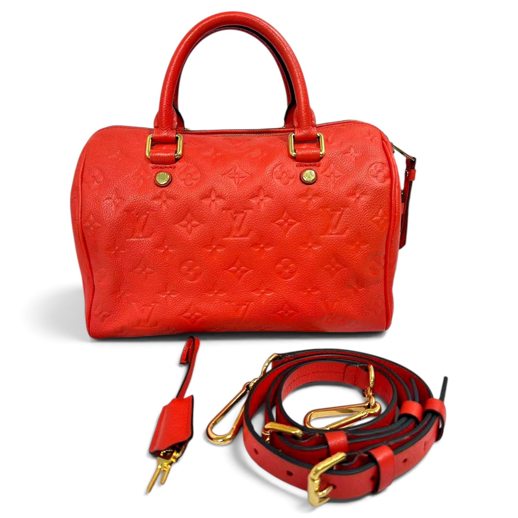 Louis Vuitton Speedy leather handbag