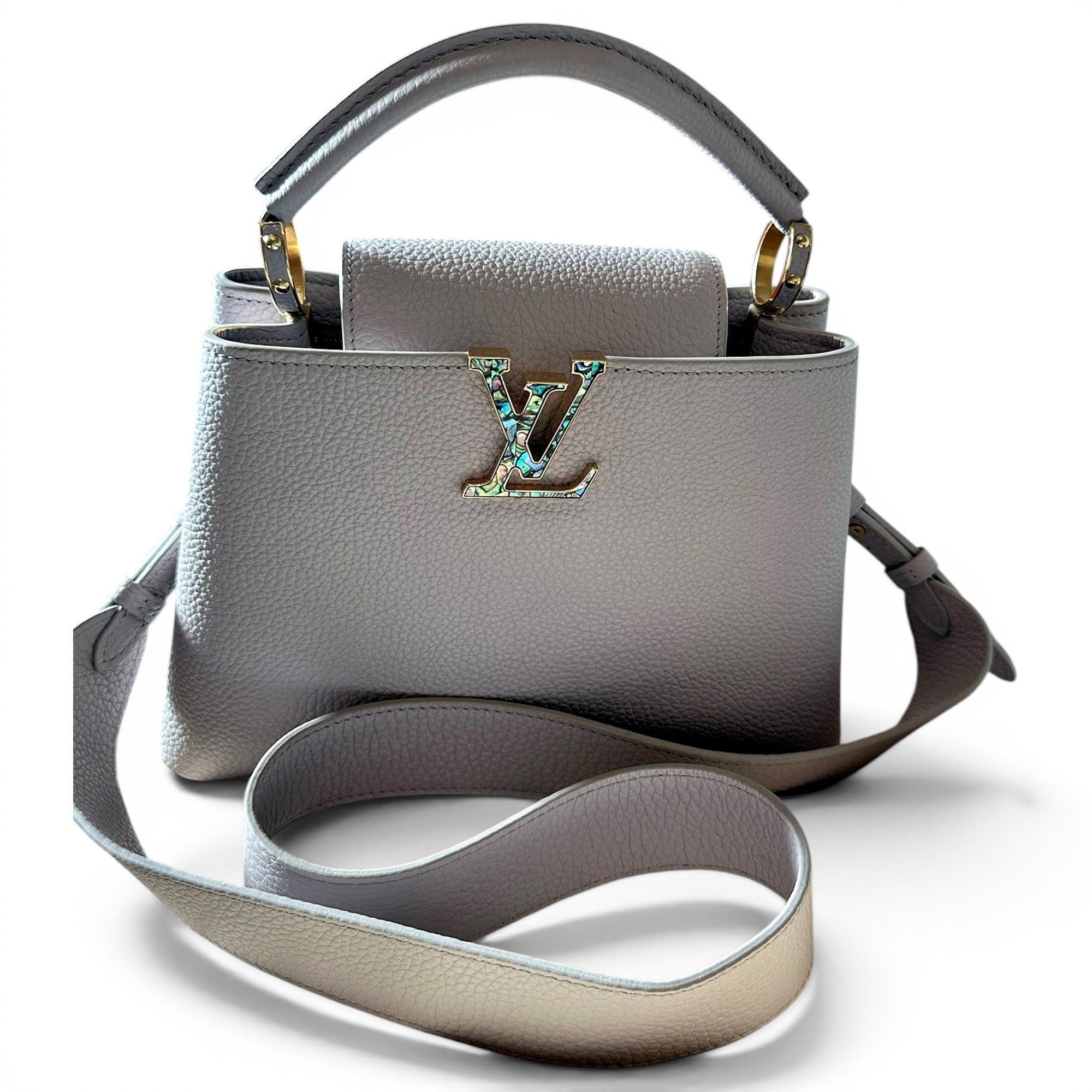 Capucines leather handbag