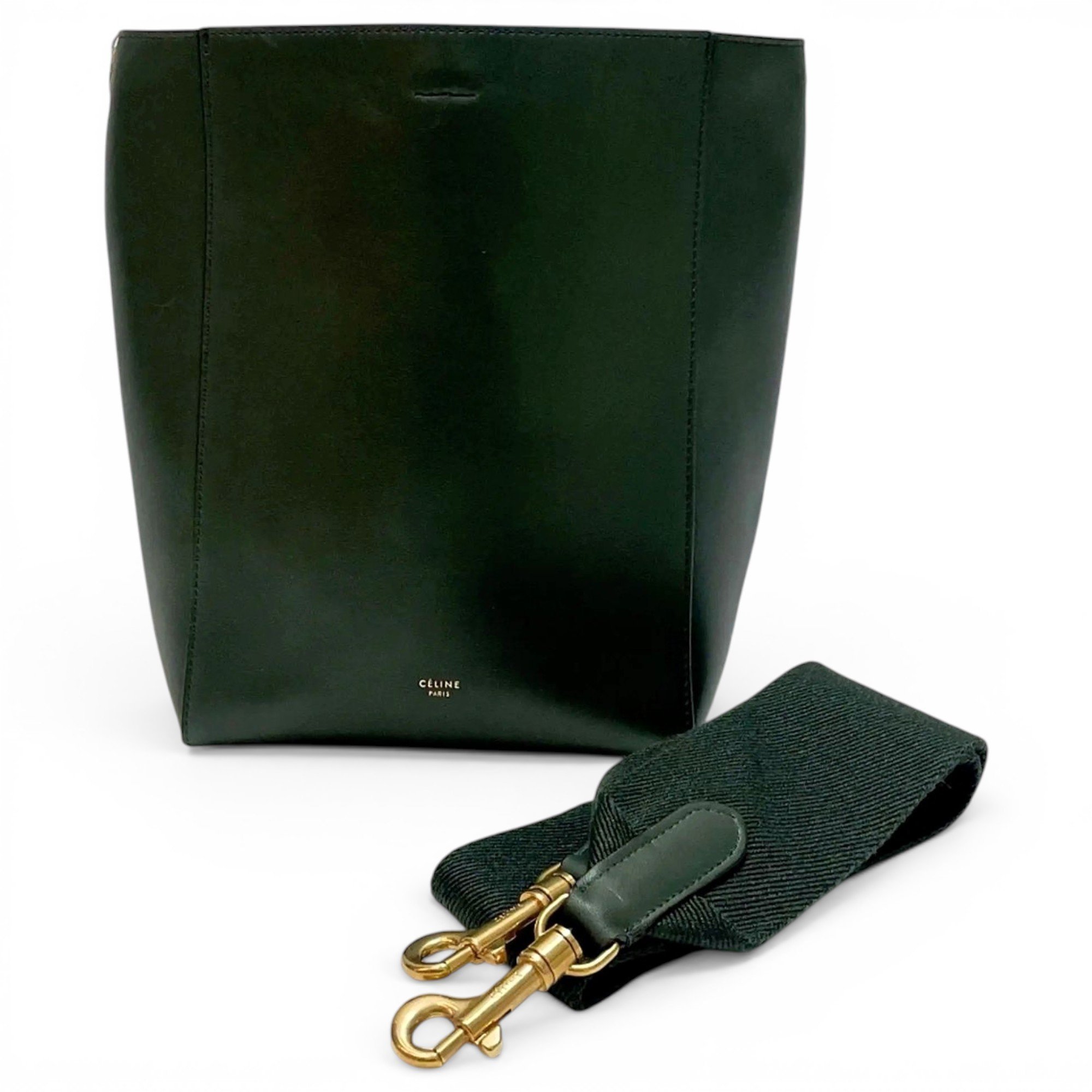 Seau Sangle leather tote