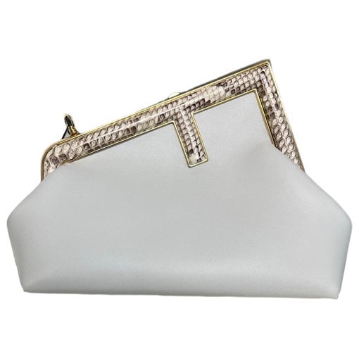 First leather handbag