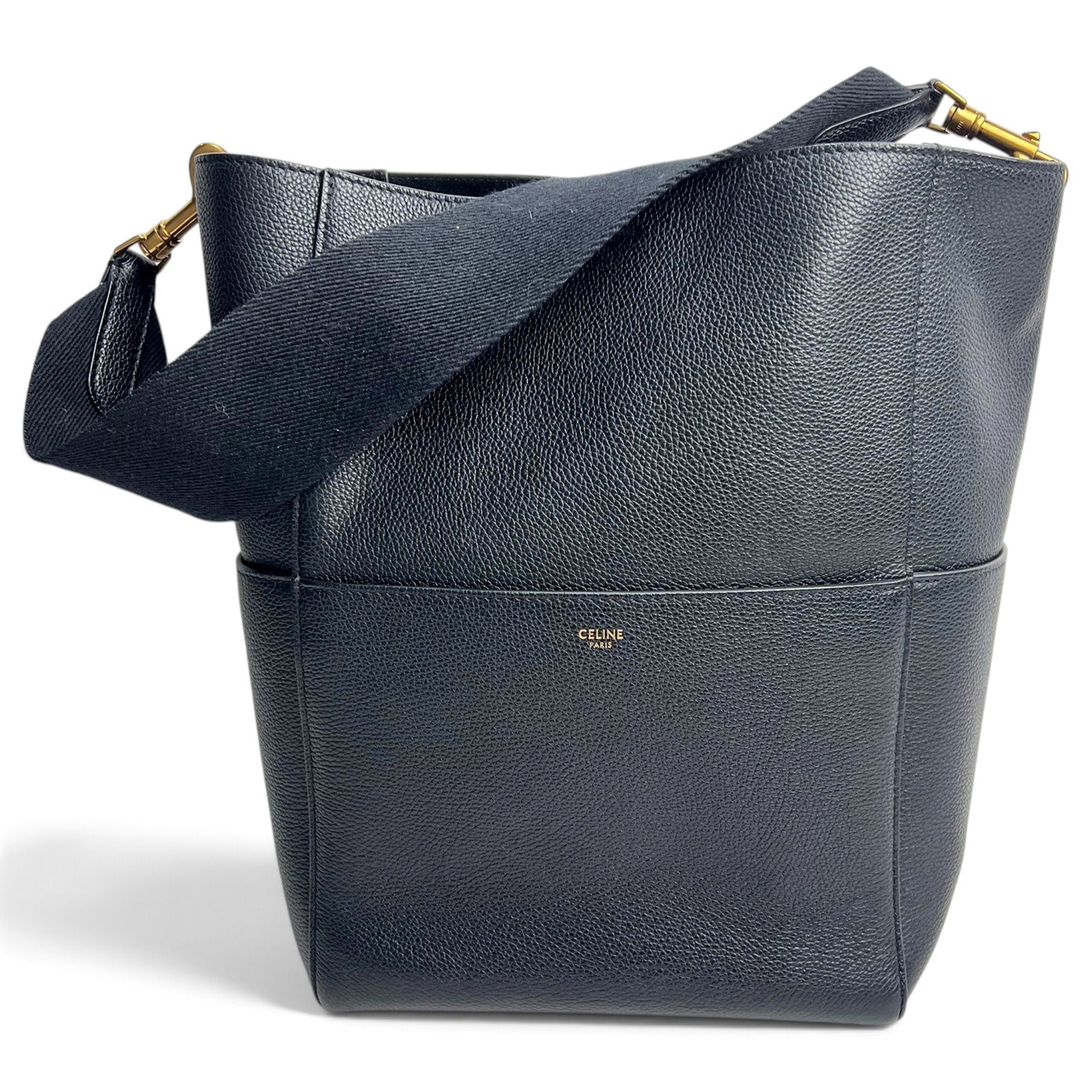 Seau Sangle leather tote