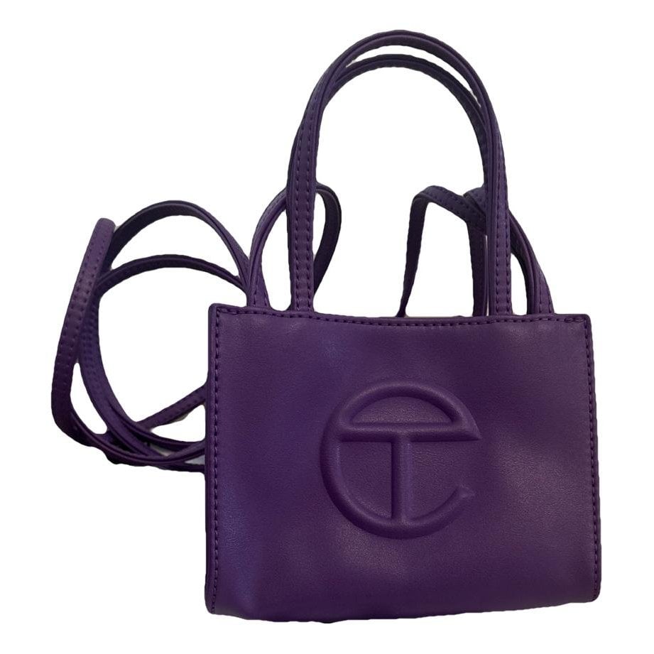 Telfar Small Shopping Bag patent leather crossbody bag