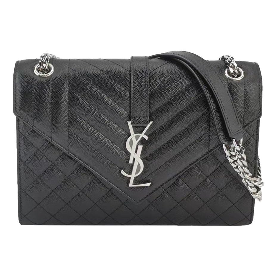 Envelope leather crossbody bag